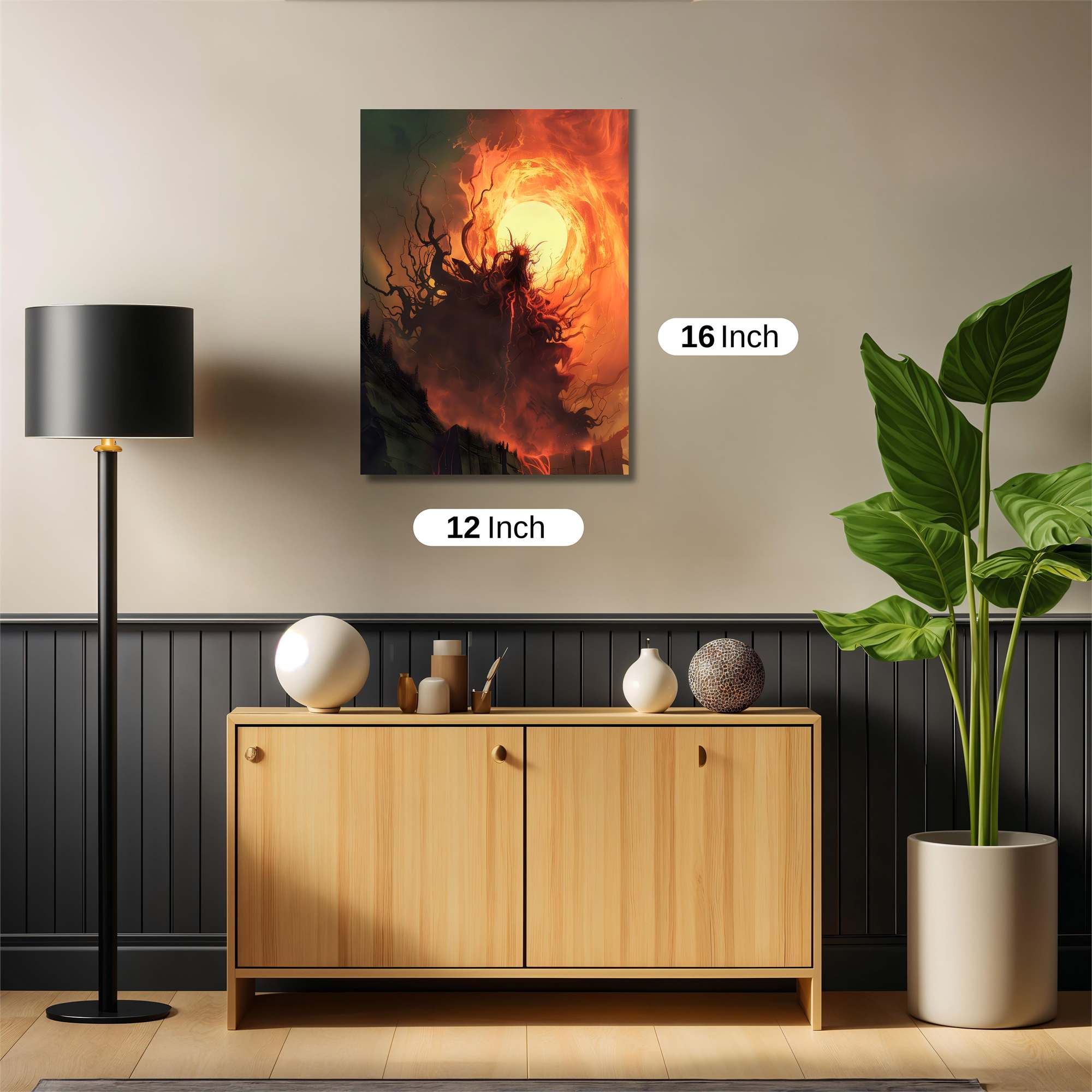 Demon Apocalyptic Safe Wall Magnetic / M