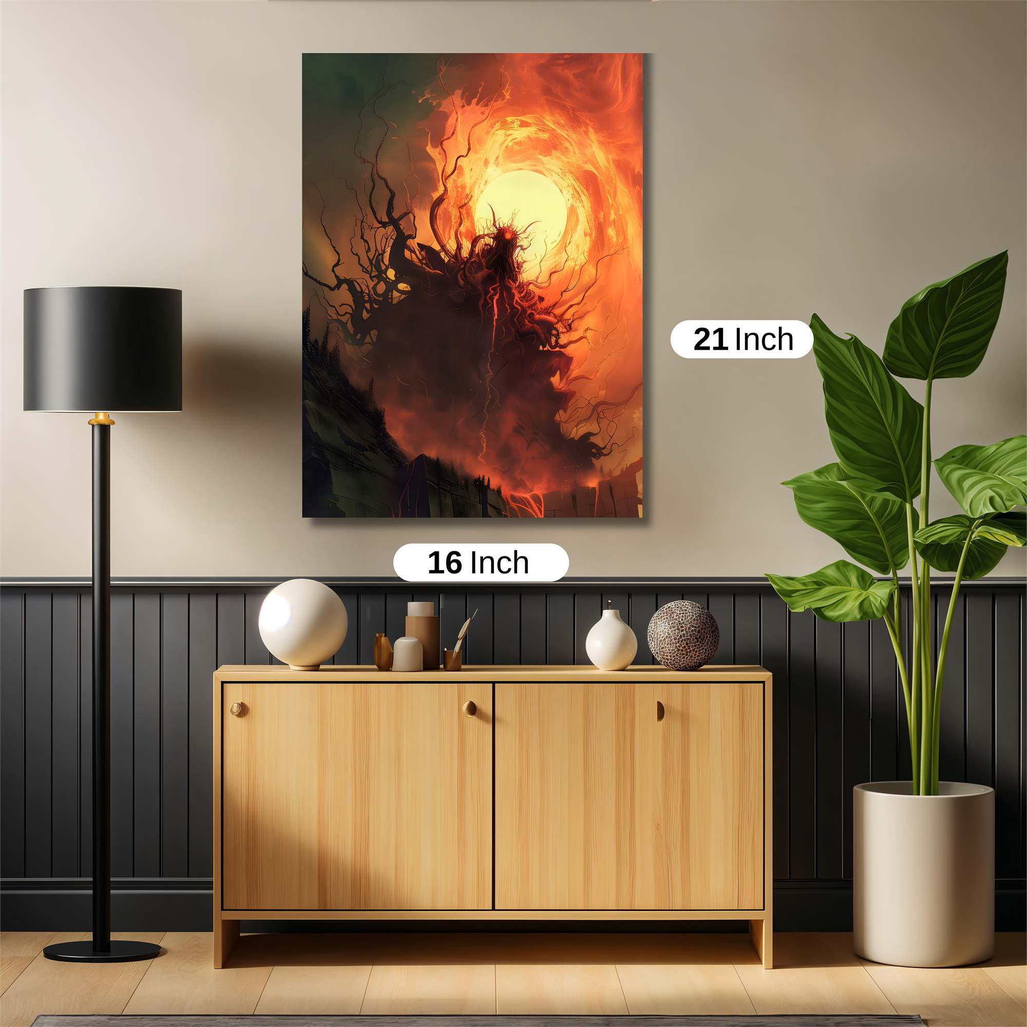 Demon Apocalyptic Safe Wall Magnetic / M