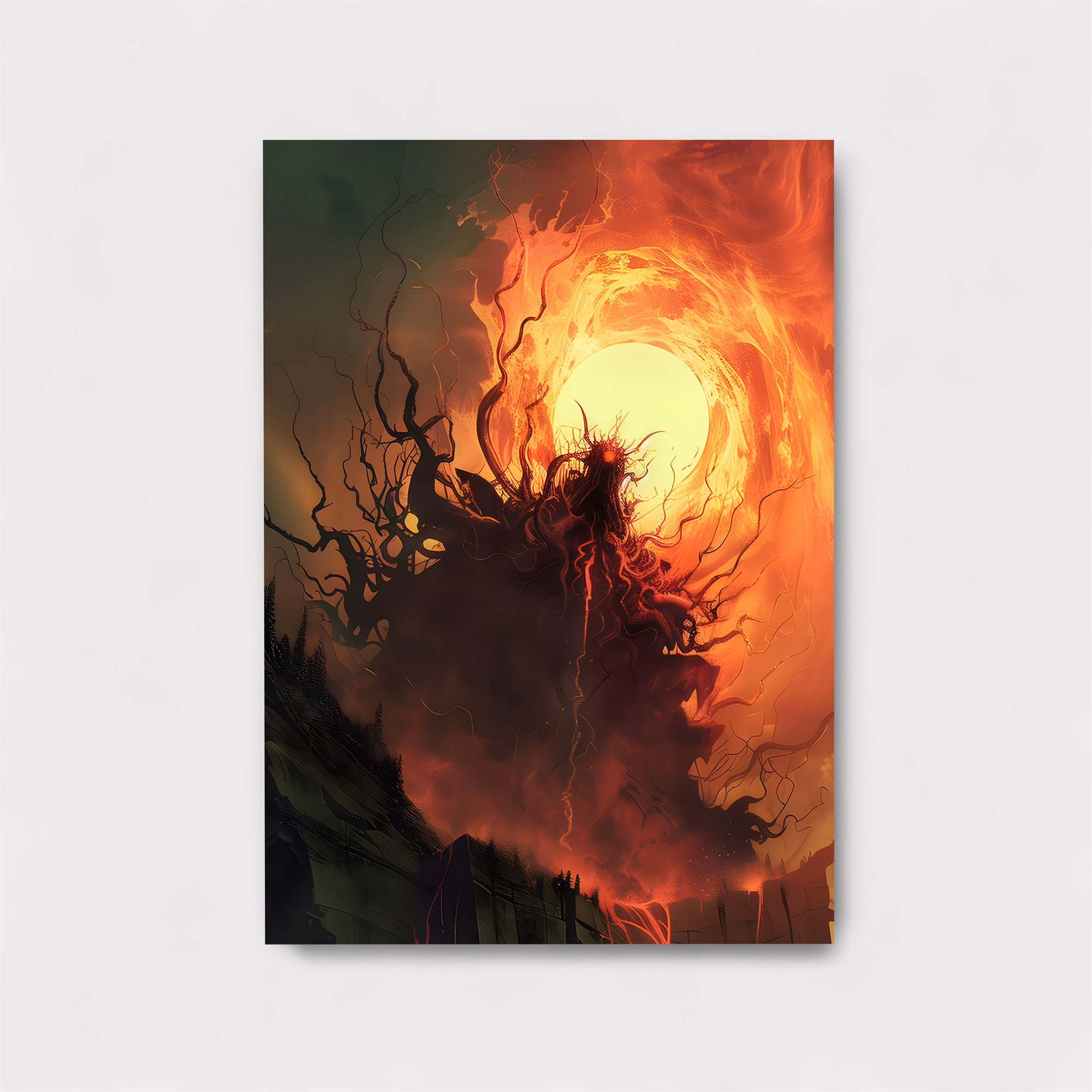 Demon Apocalyptic Safe Wall Magnetic / M