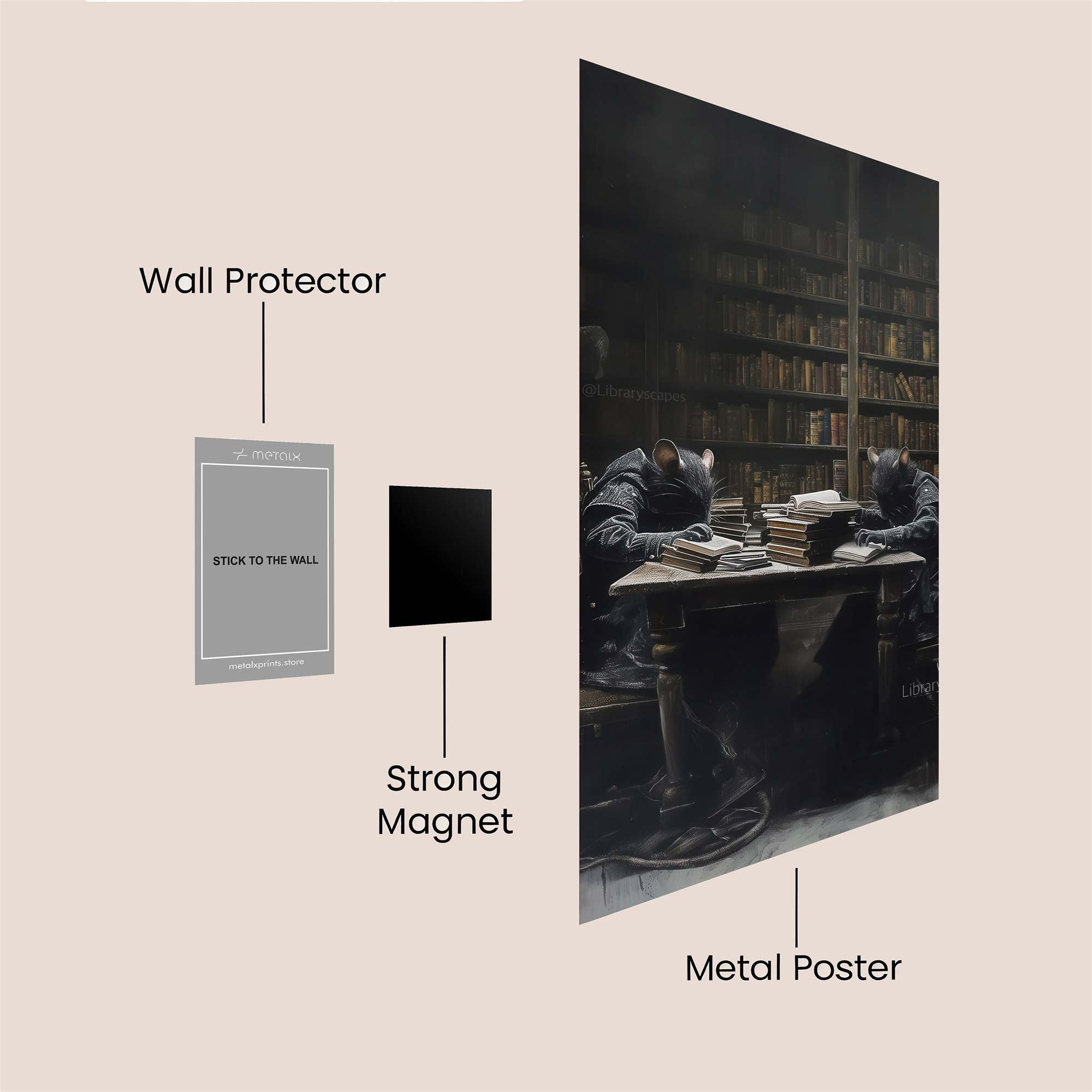 Scholars Somber Safe Wall Magnetic / M