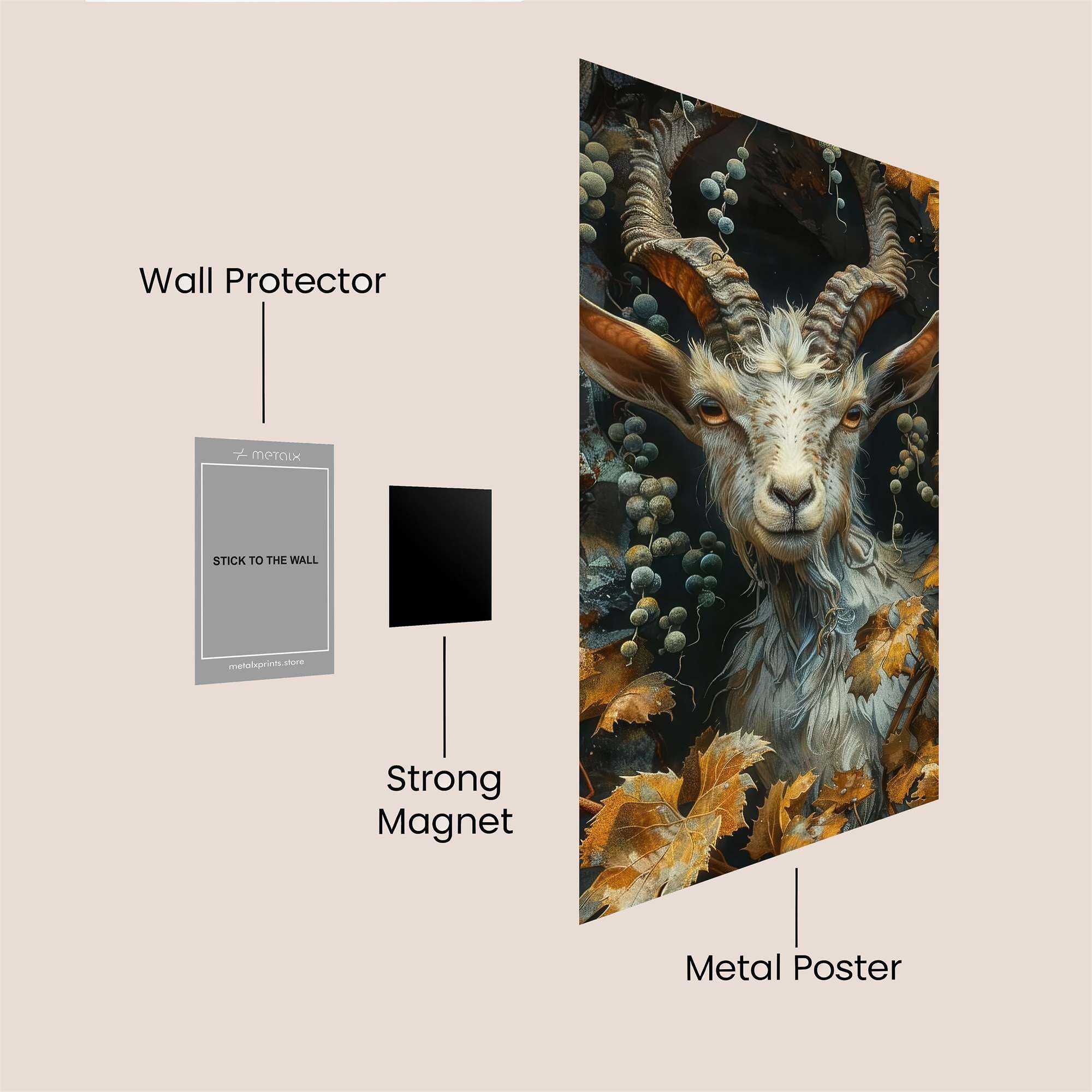 Goat Enigma Safe Wall Magnetic / M