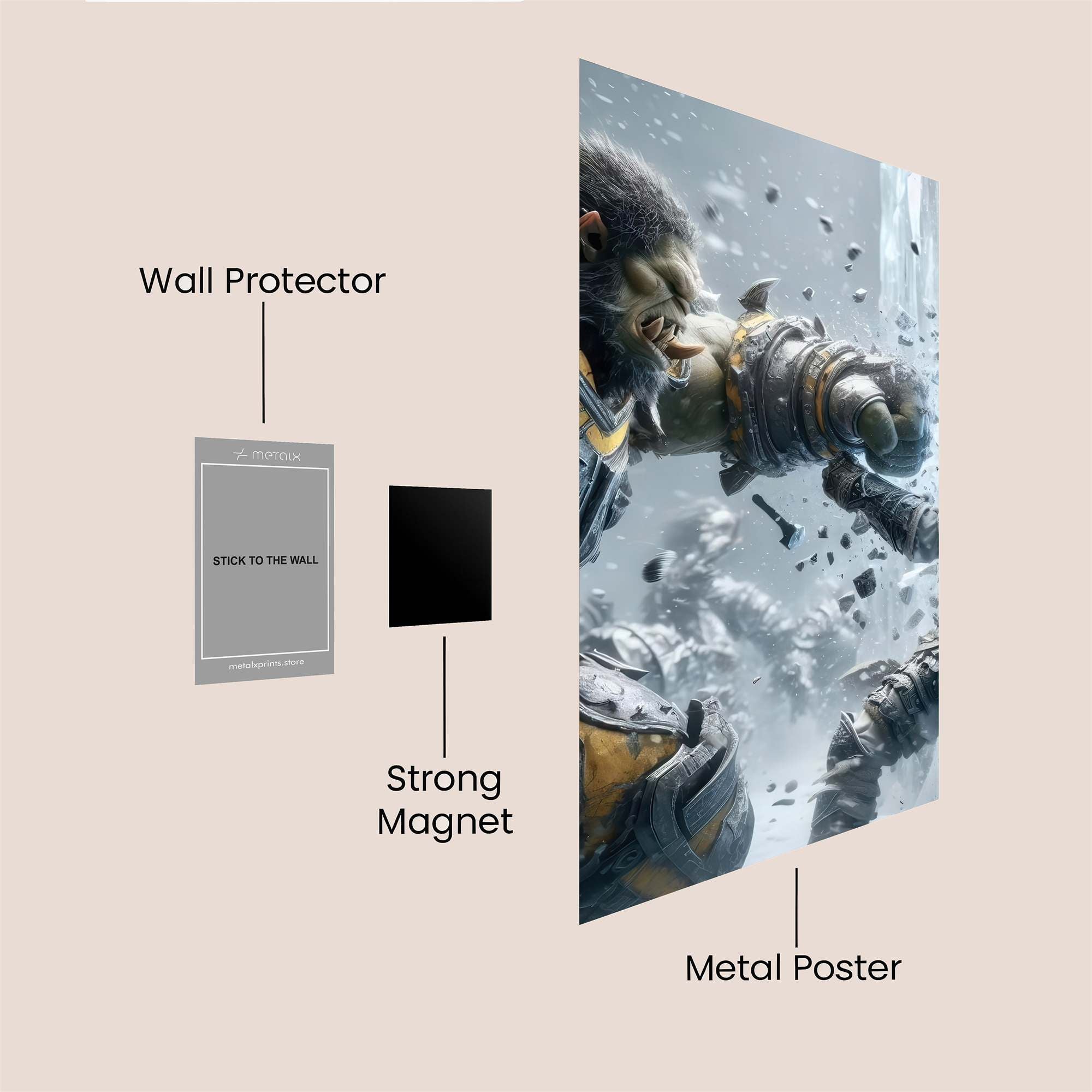 Orc Clash Safe Wall Magnetic / M