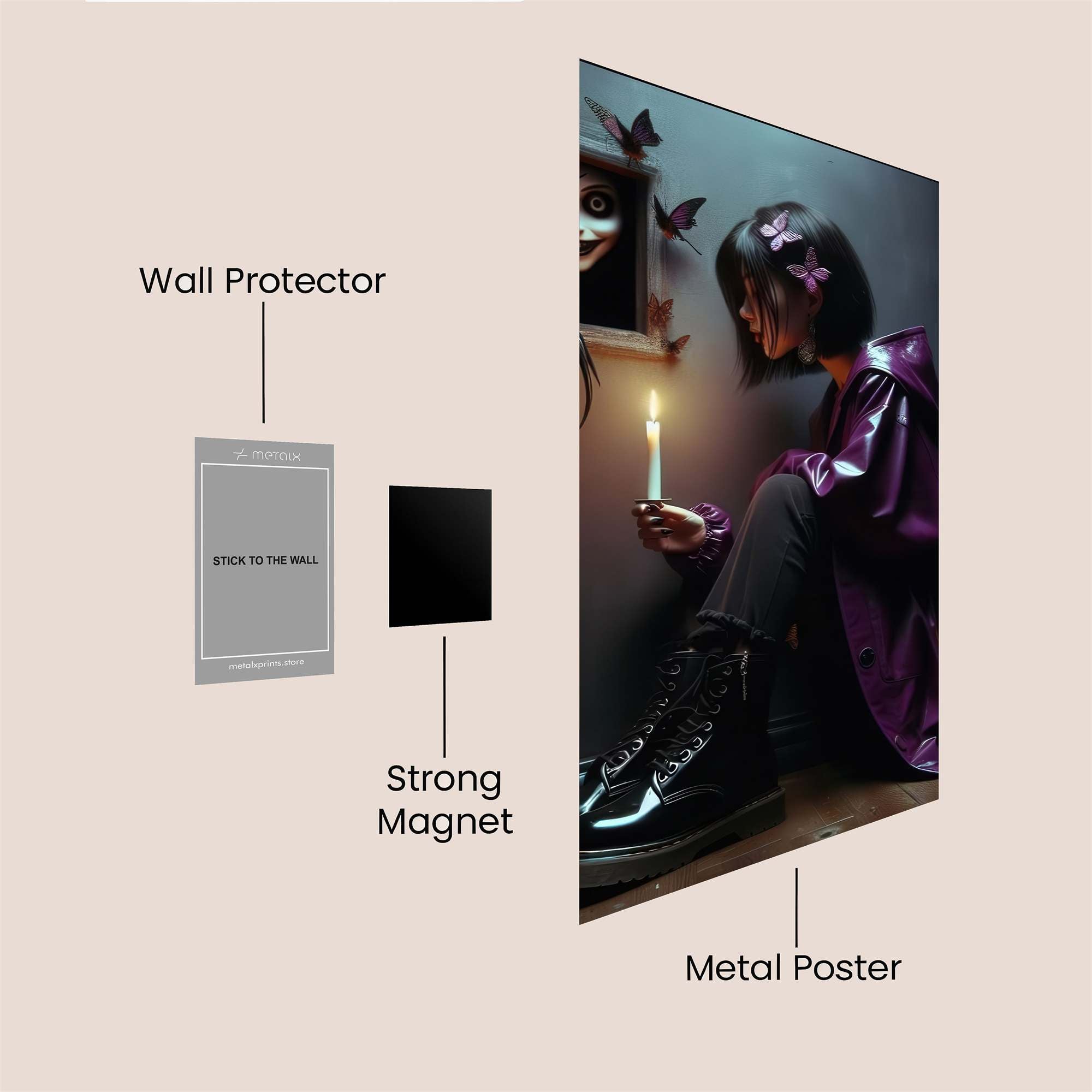 Mirror Menace Safe Wall Magnetic / M