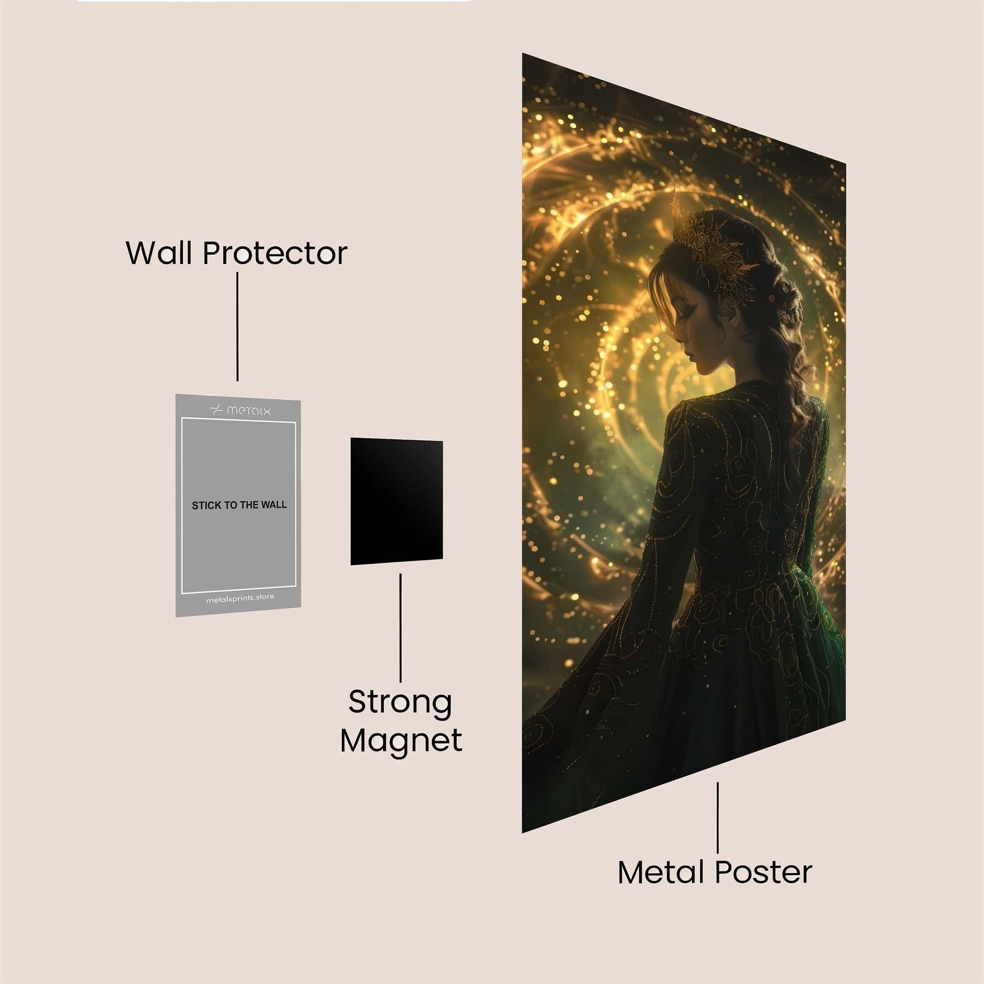 Galactic Grace Safe Wall Magnetic / M