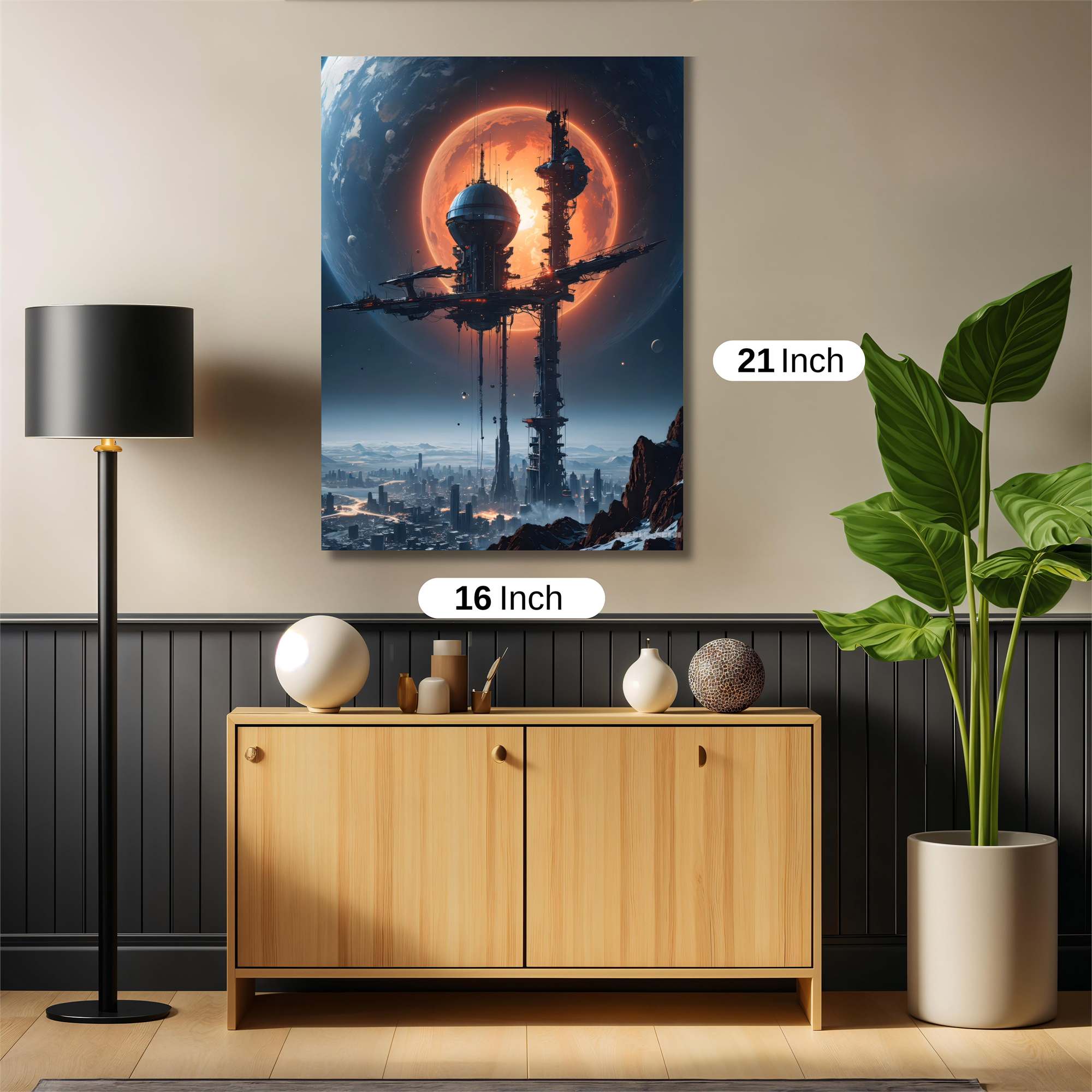 Lunar Serenity Safe Wall Magnetic / M