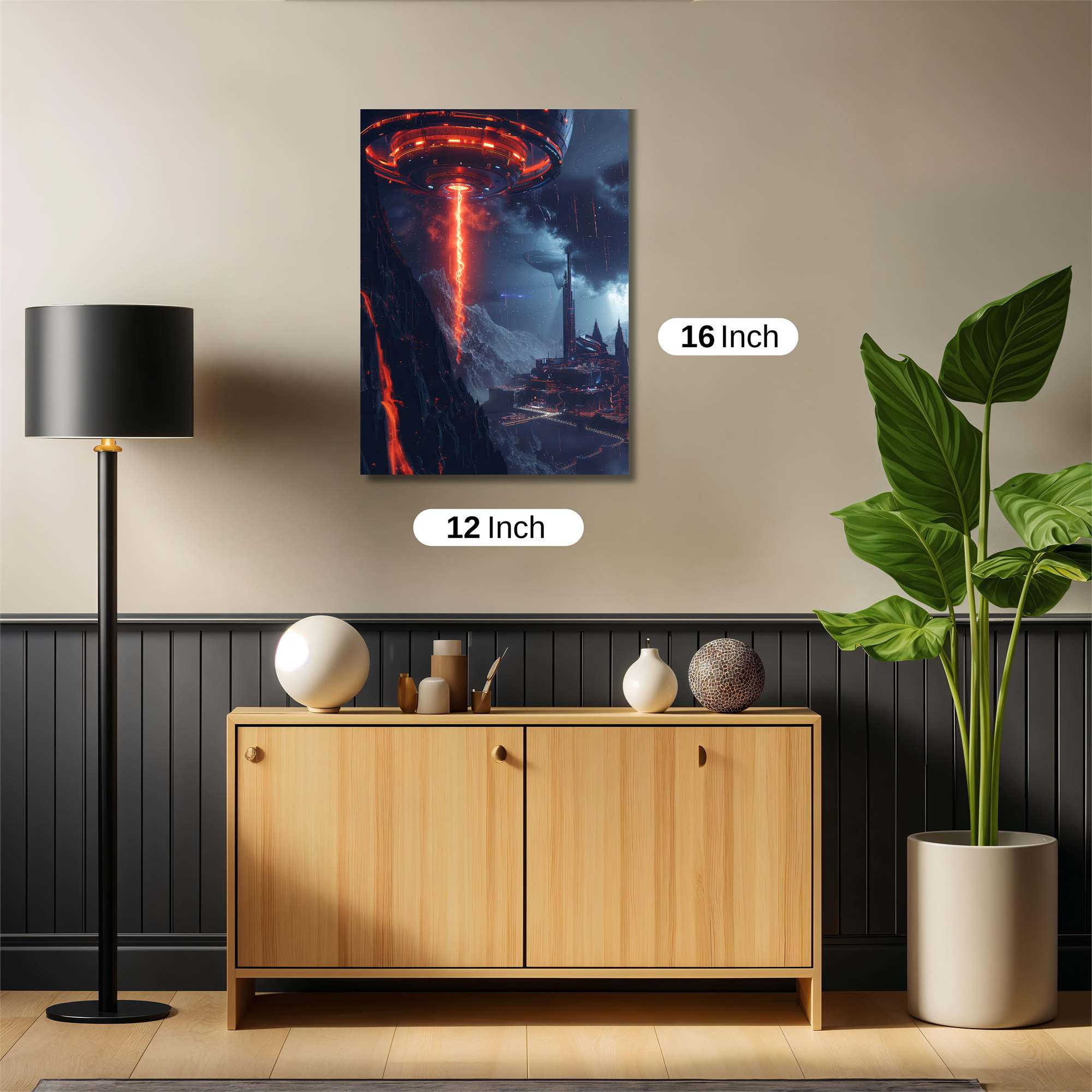 Alien Descent Safe Wall Magnetic / M