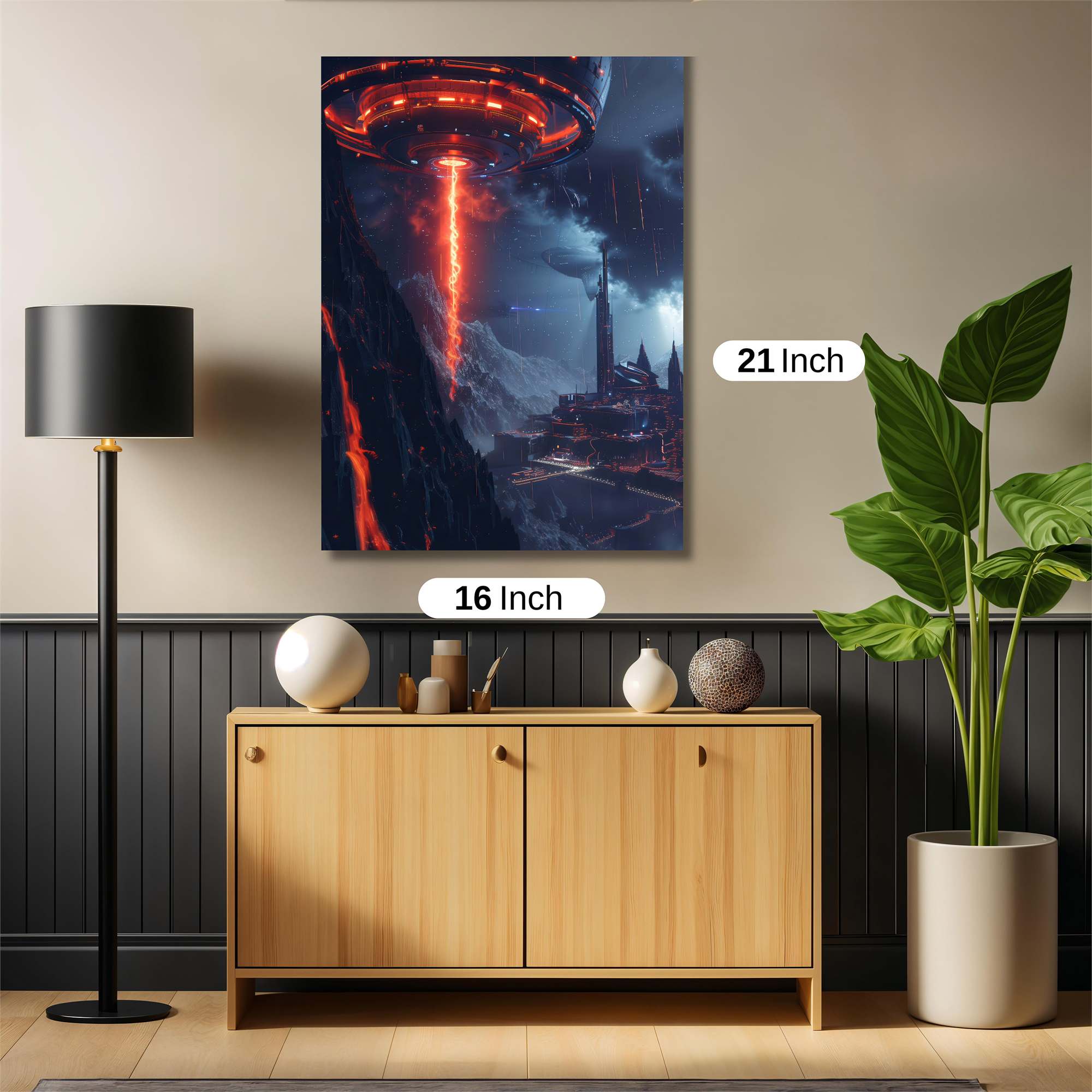 Alien Descent Safe Wall Magnetic / M