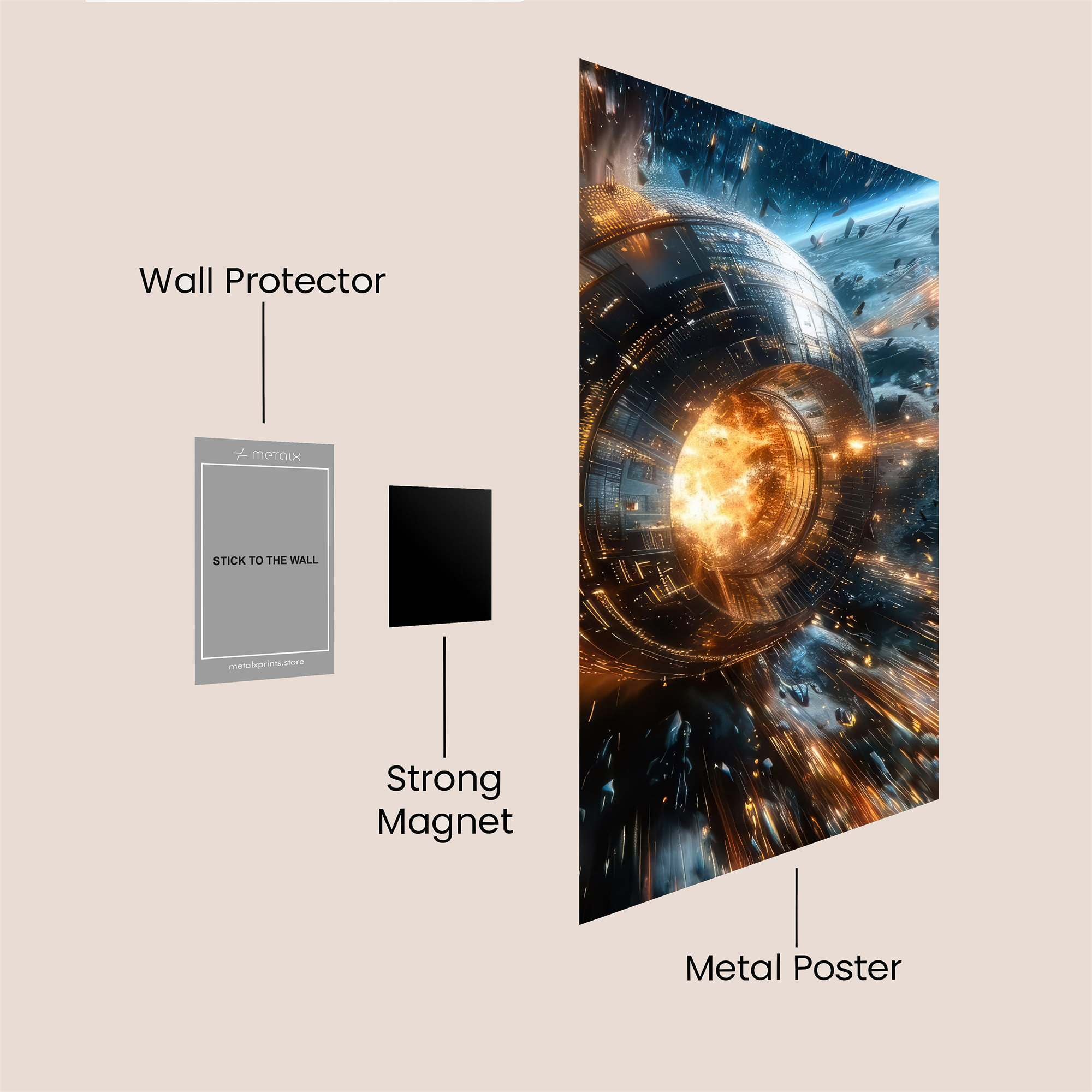 Stargate Unleashed Safe Wall Magnetic / M