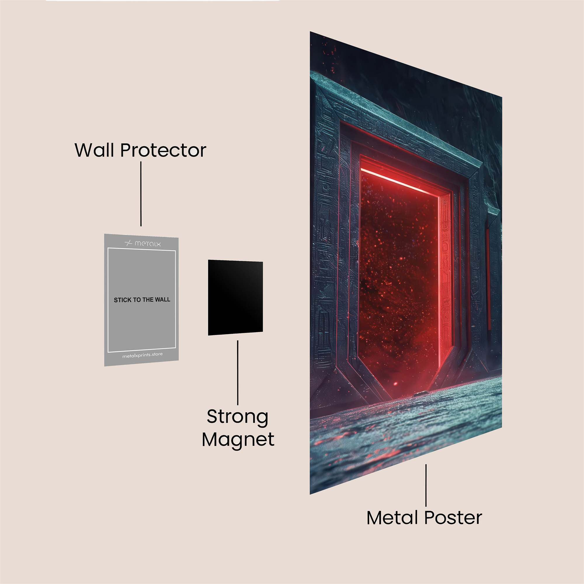 Portal Enigma Safe Wall Magnetic / M