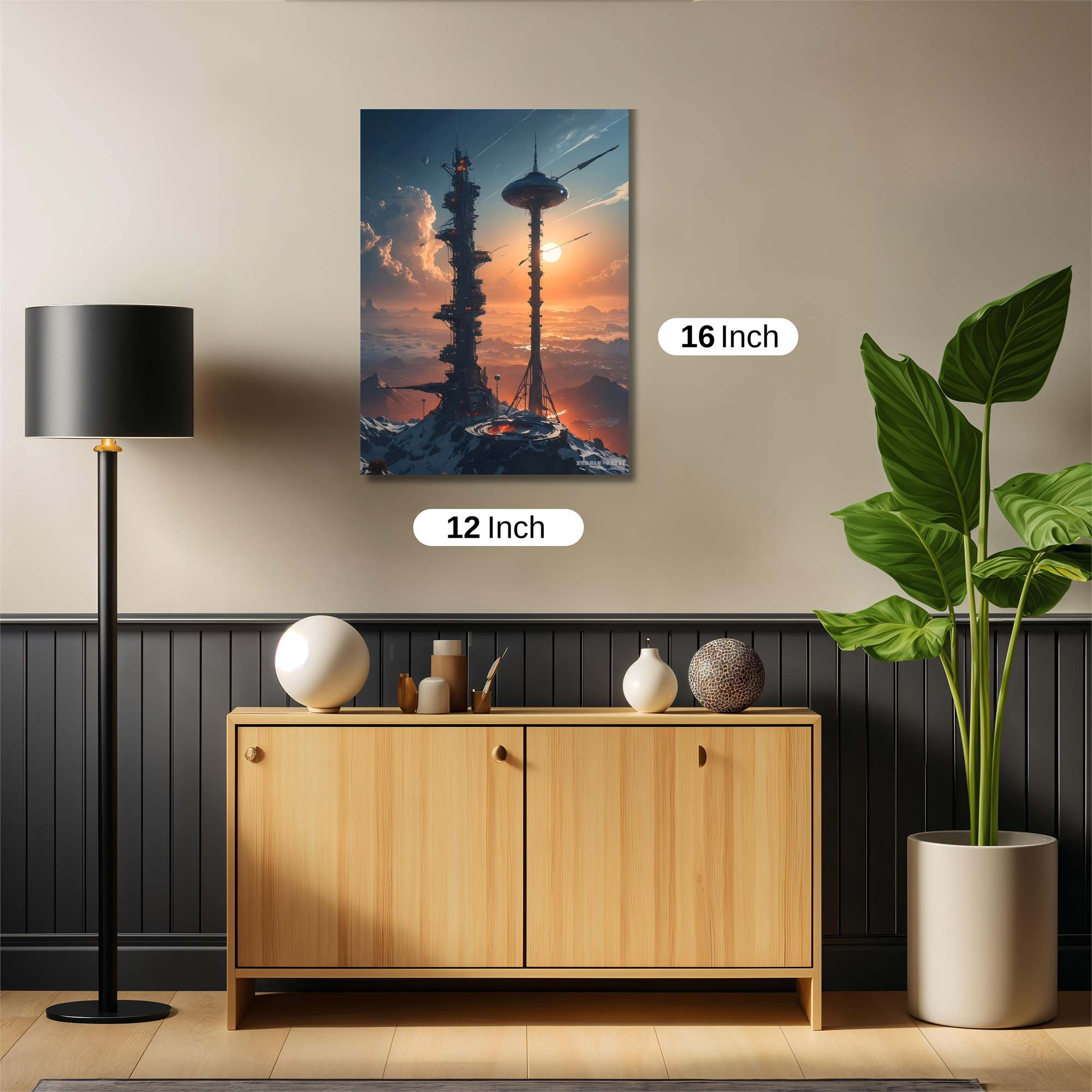 Skyward Serenity Safe Wall Magnetic / M