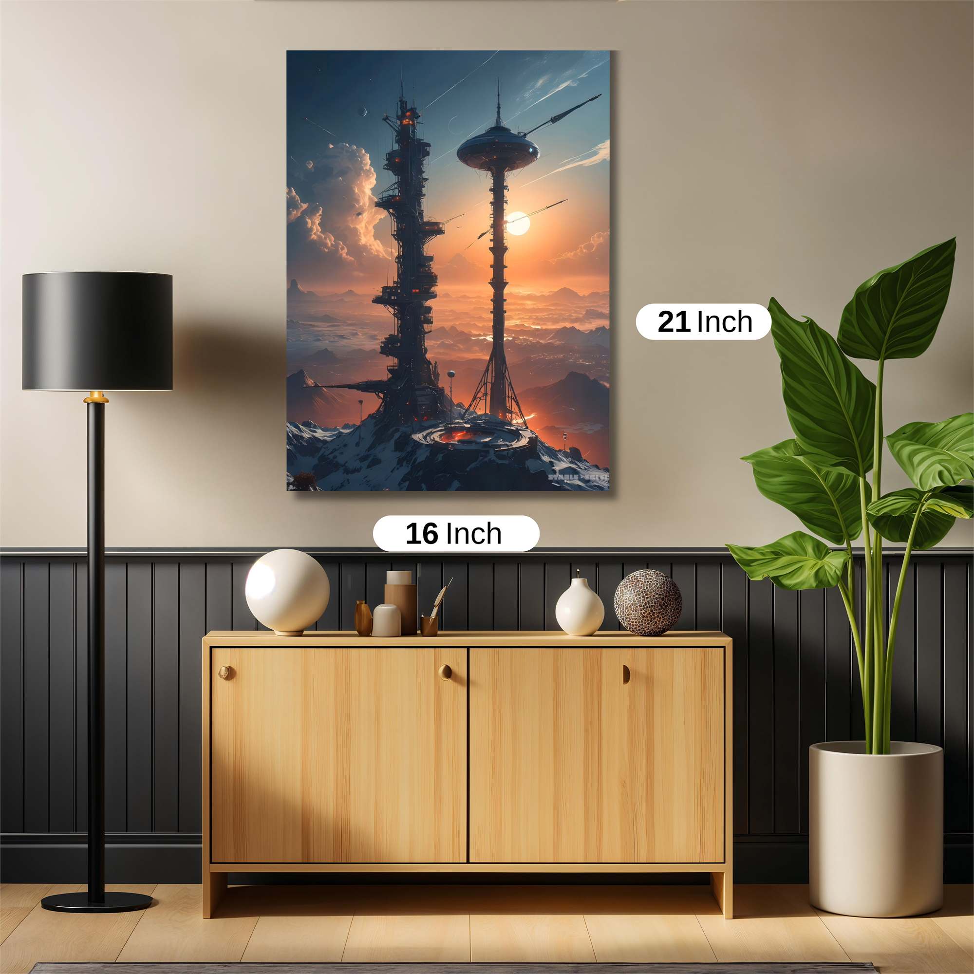 Skyward Serenity Safe Wall Magnetic / M