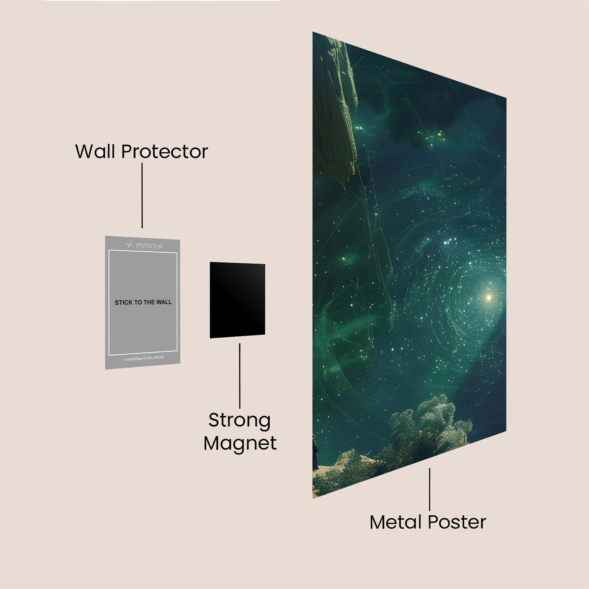 Cosmic Wonder Safe Wall Magnetic / M