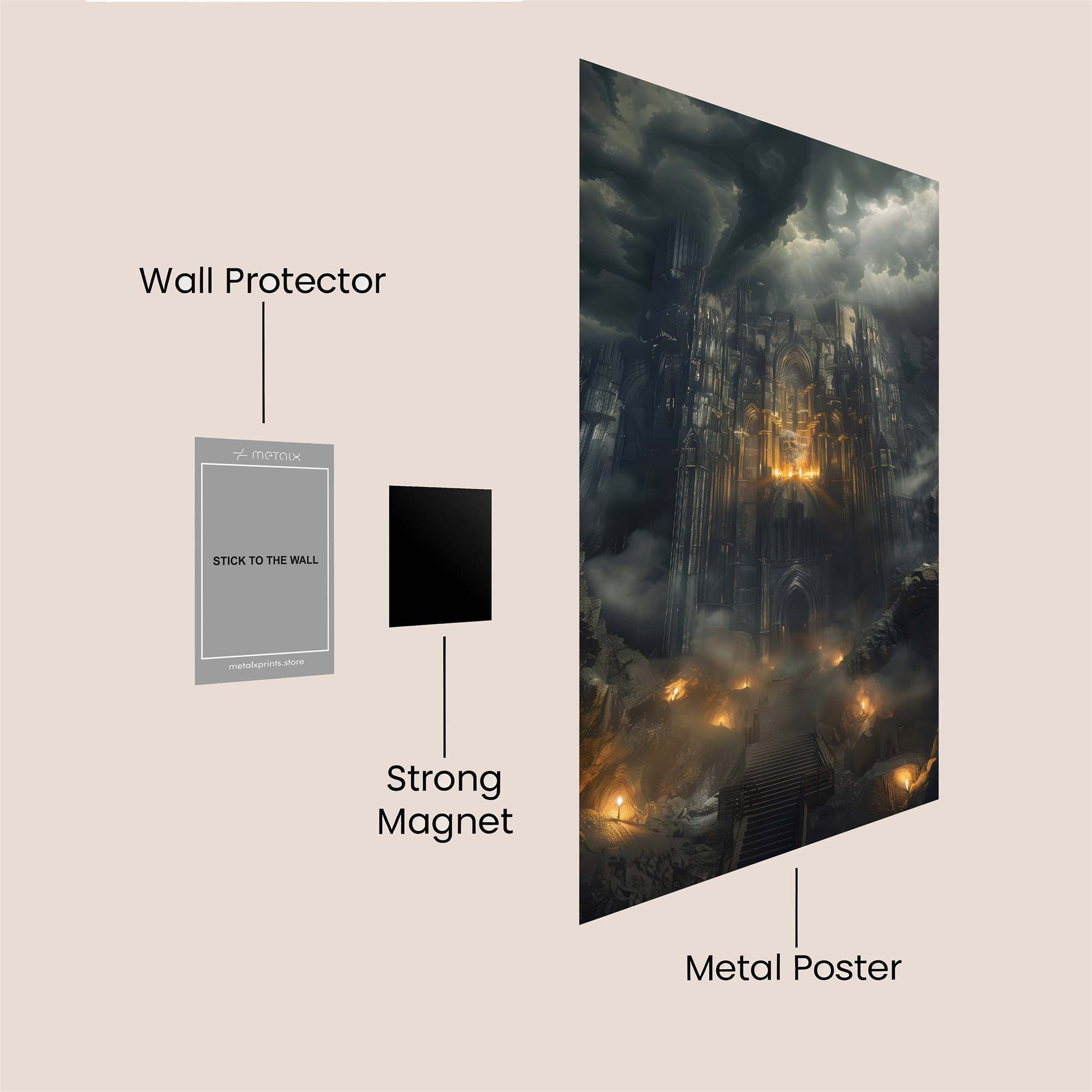 Moria Enigmatic Safe Wall Magnetic / M