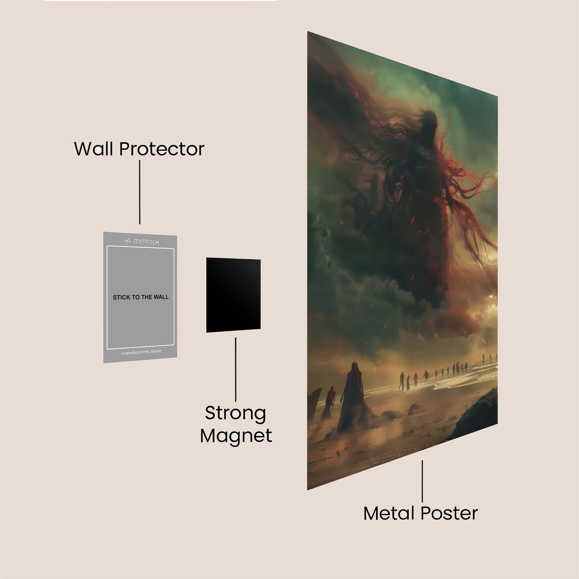 Cthulhu Dread Safe Wall Magnetic / M