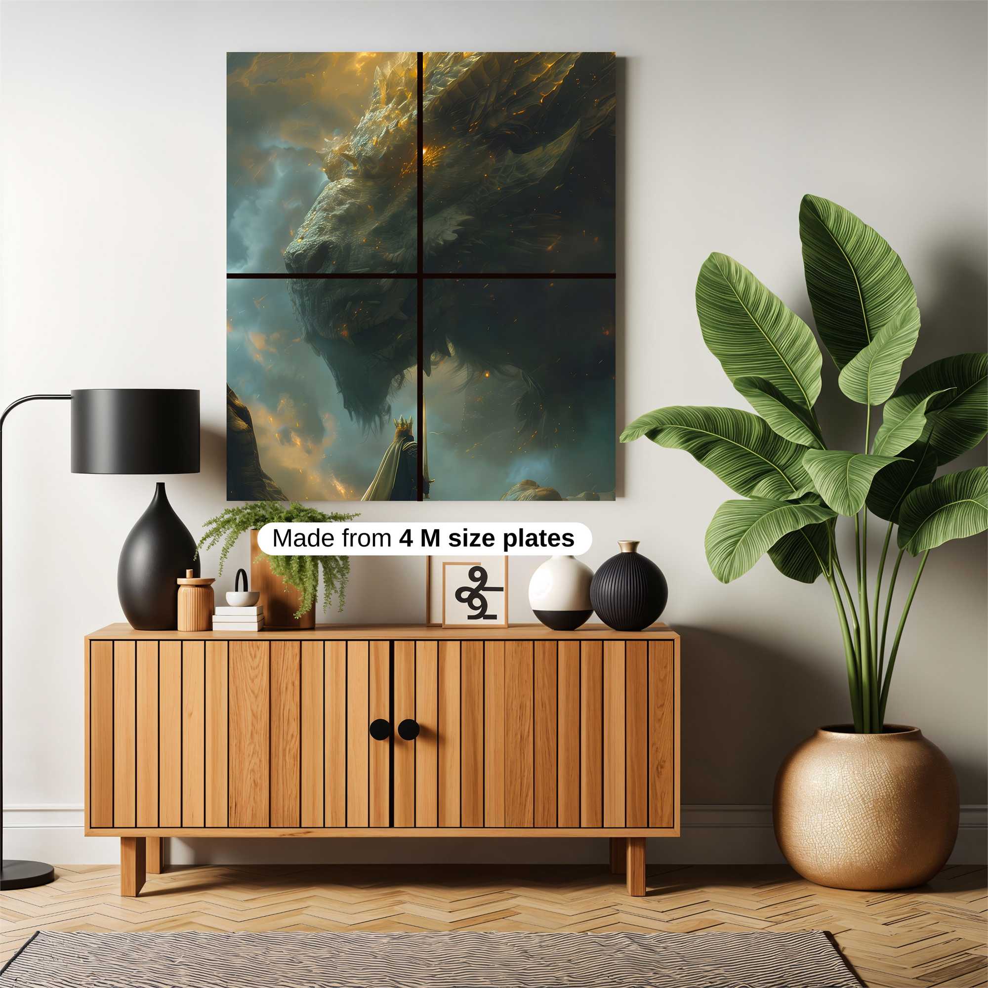 Godzilla Majestic Safe Wall Magnetic / M