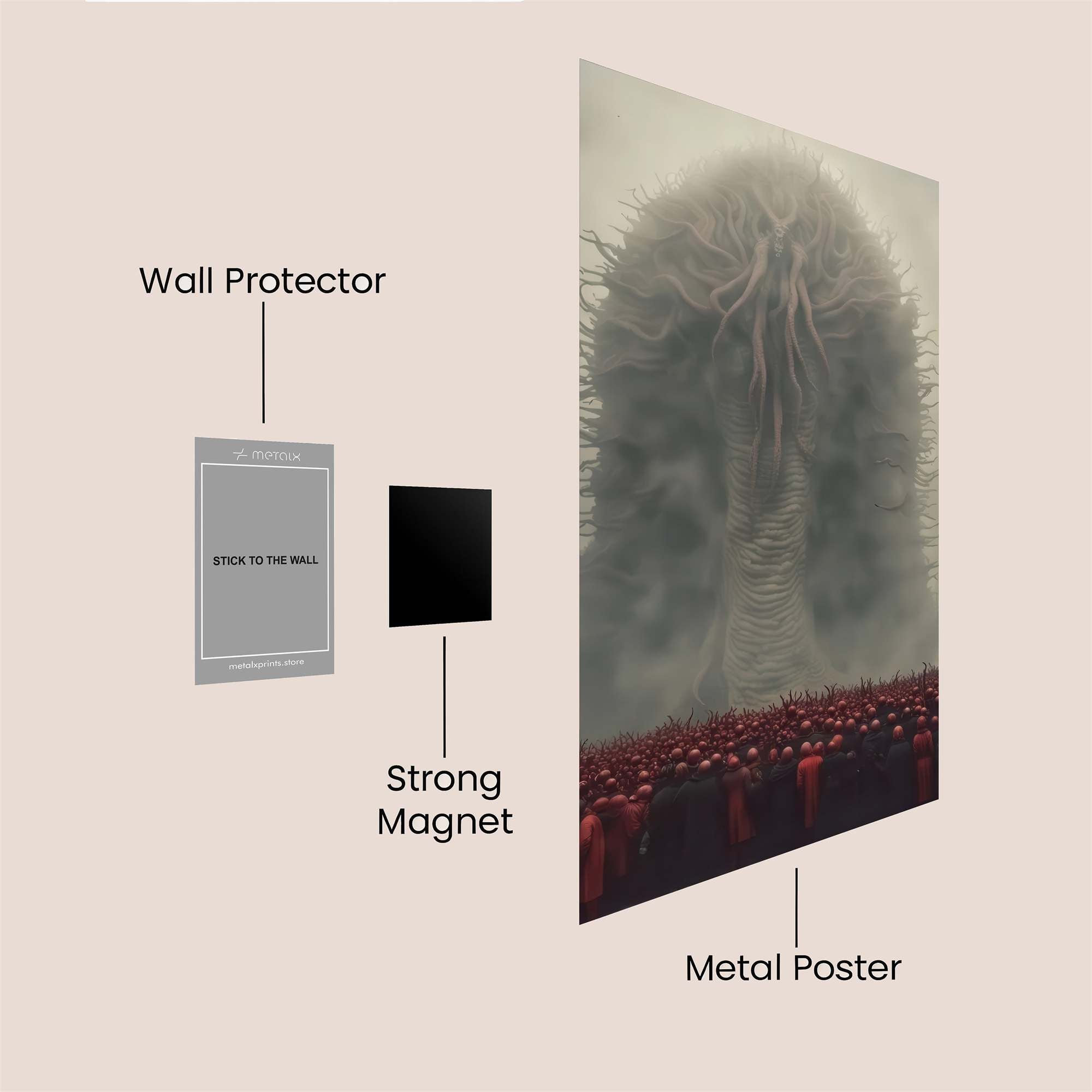 Cthulhu Emerges Safe Wall Magnetic / M