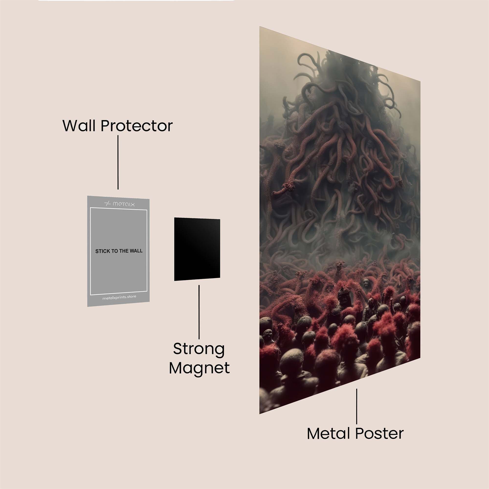 Cthulhu Dread Safe Wall Magnetic / M