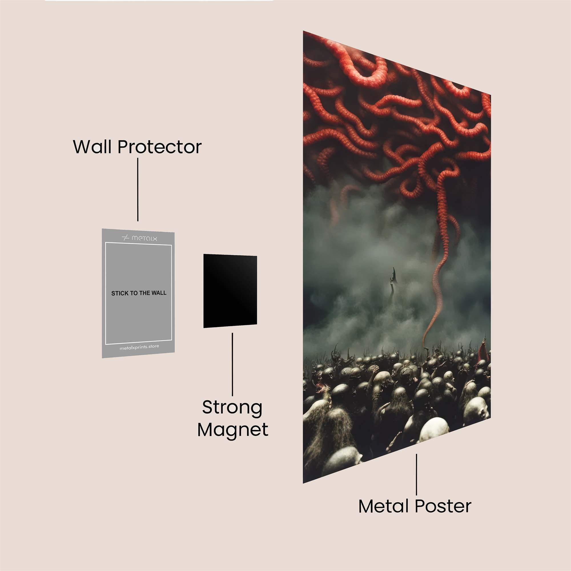 Cthulhu Dread Safe Wall Magnetic / M
