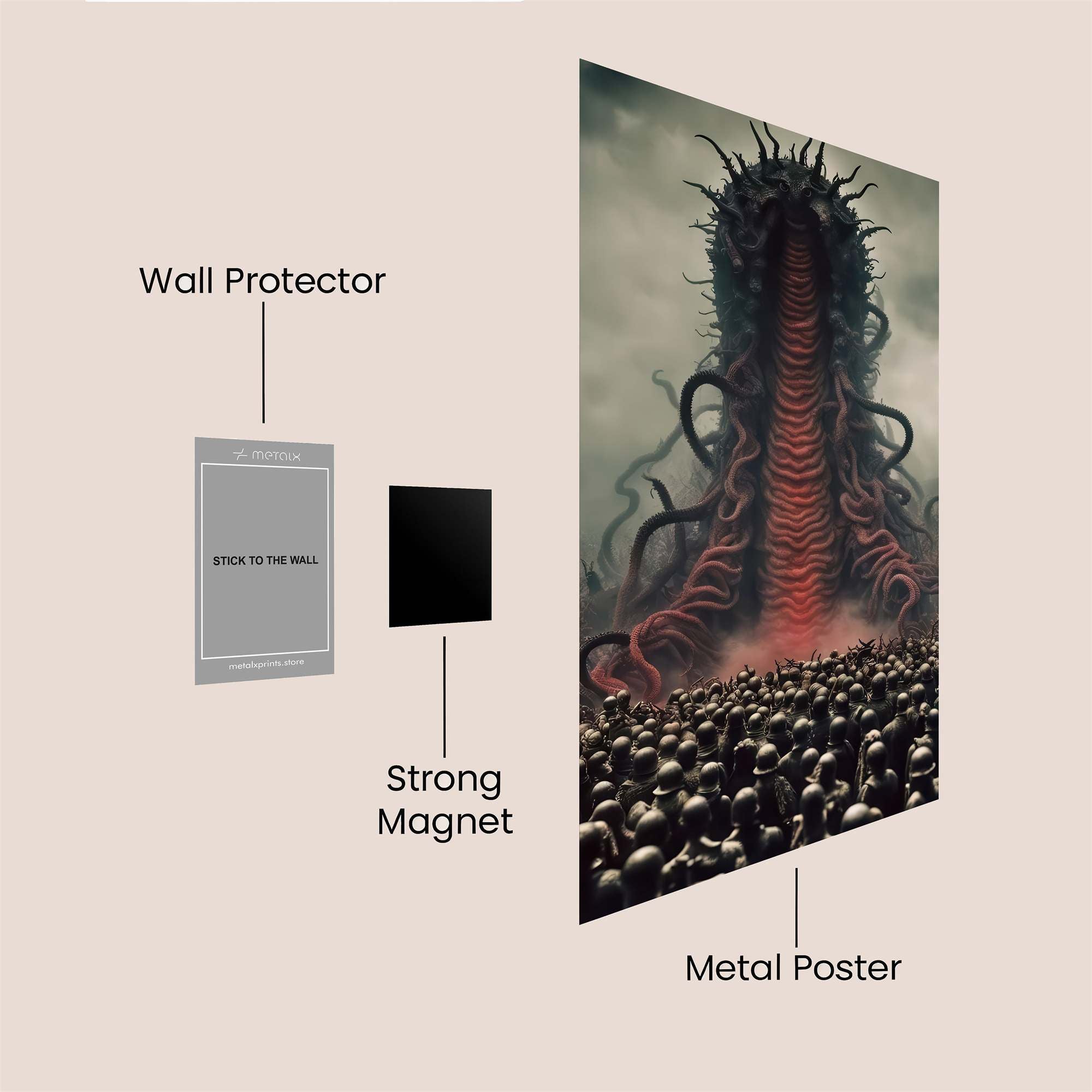 Cthulhu Dread Safe Wall Magnetic / M