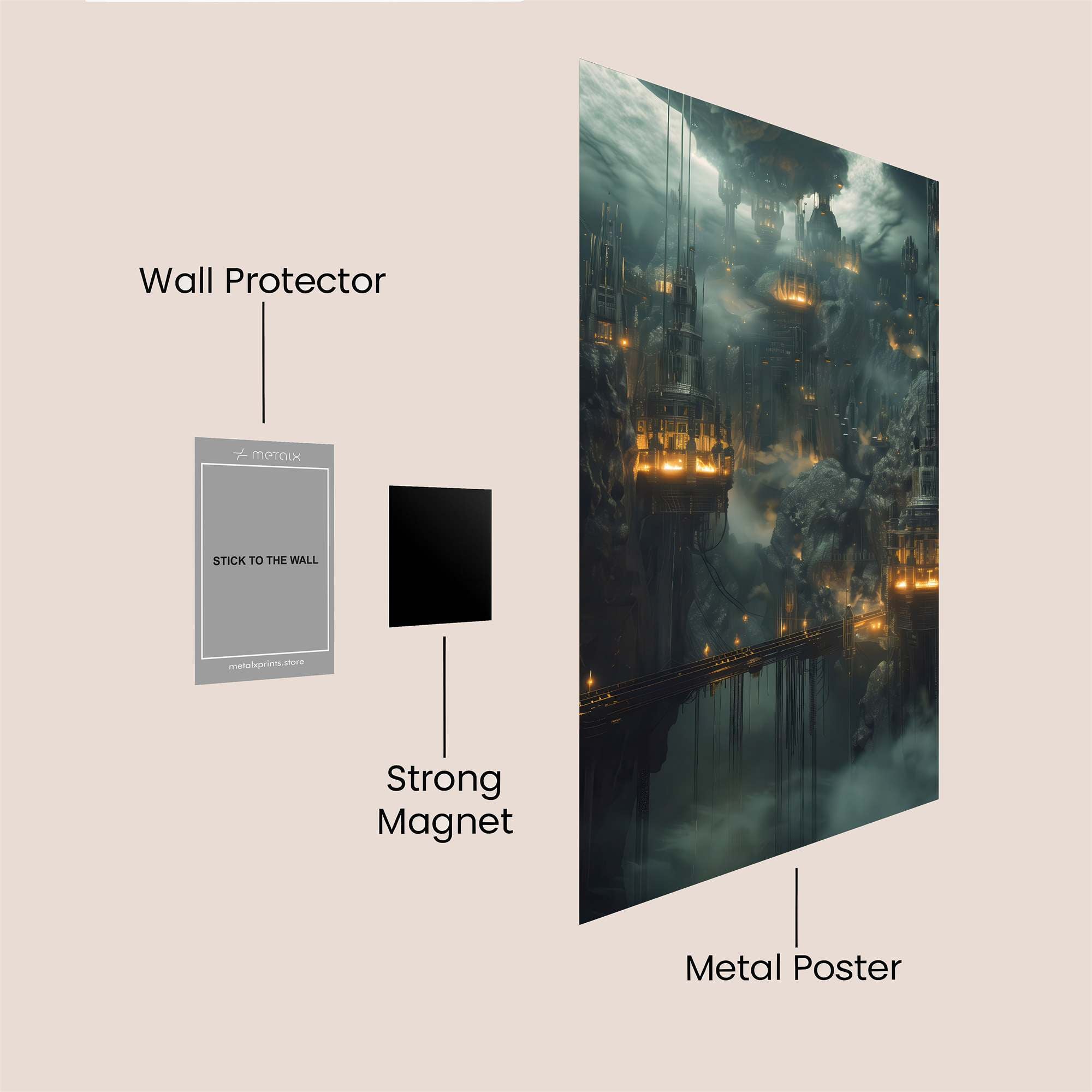 Skyward Enigma Safe Wall Magnetic / M