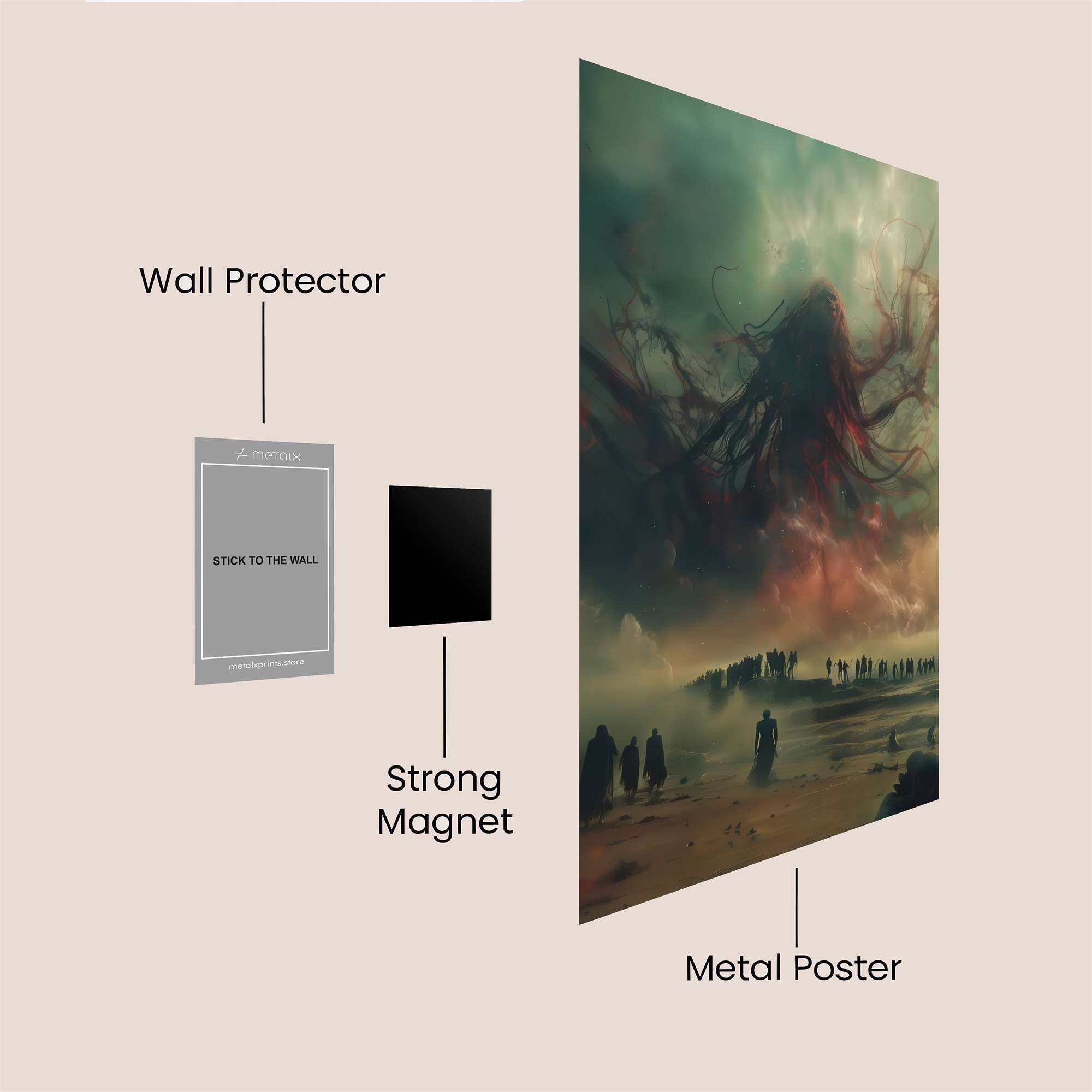 Cthulhu Unleashed Safe Wall Magnetic / M