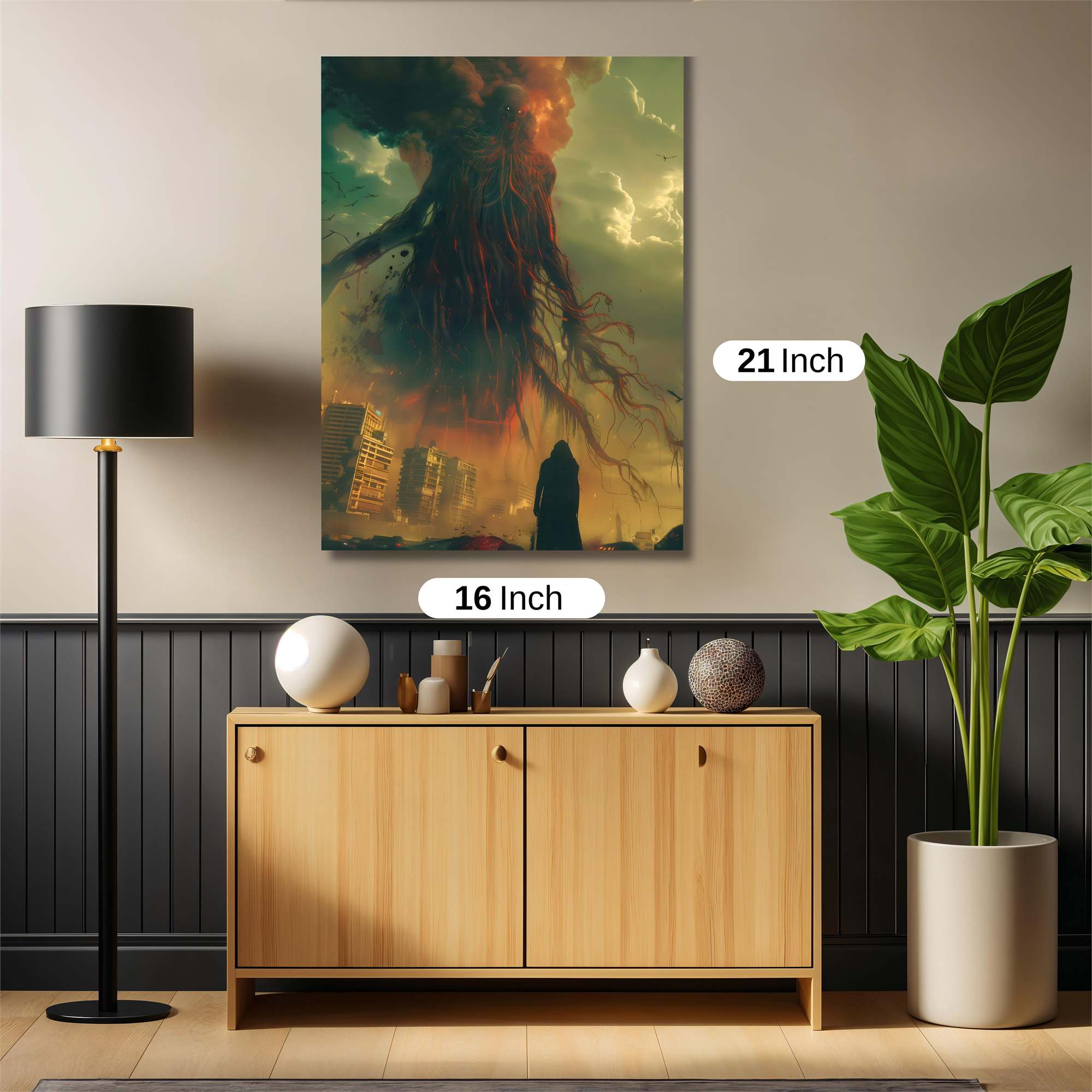 Cthulhu Apocalypse Safe Wall Magnetic / M