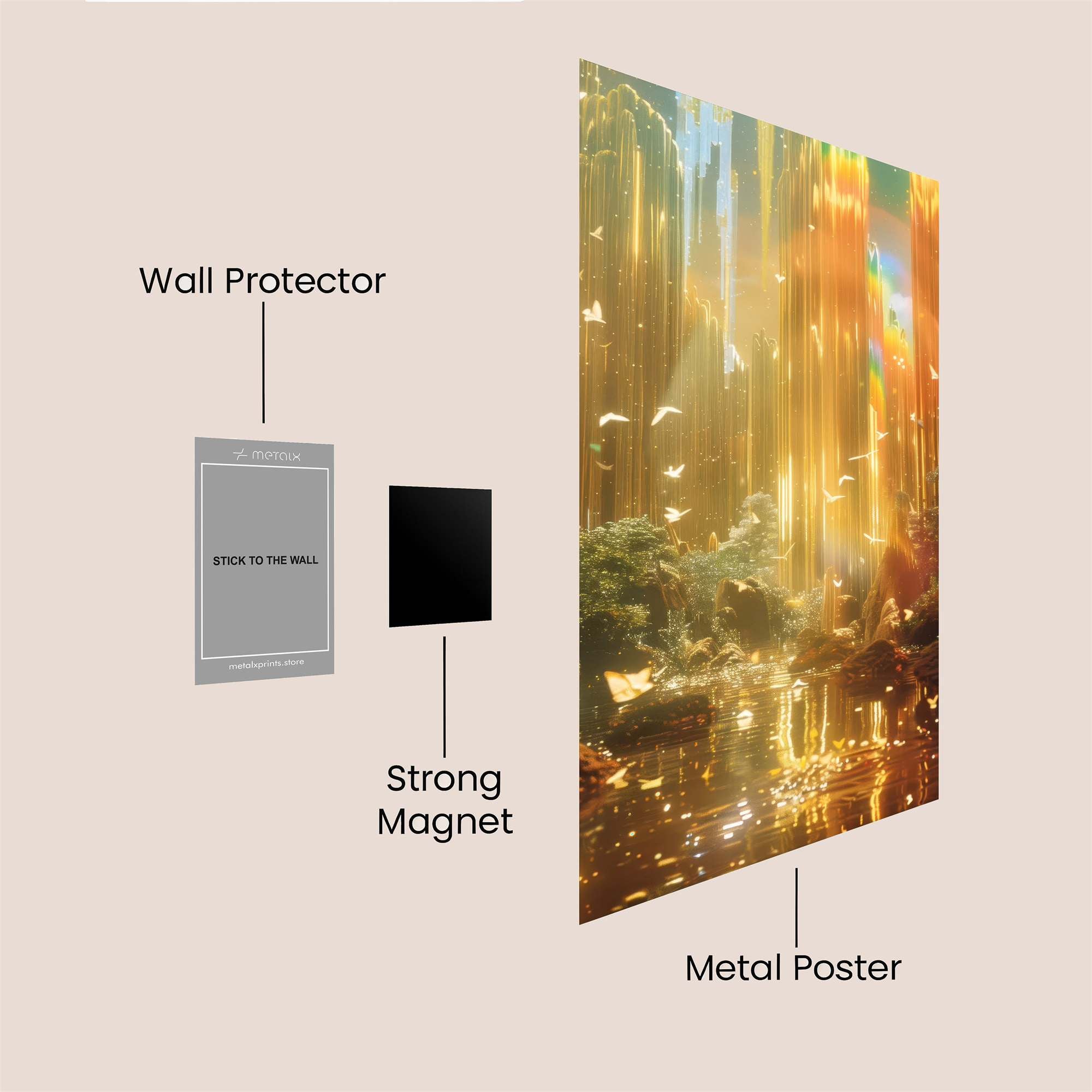 Elysian Glow Safe Wall Magnetic / M