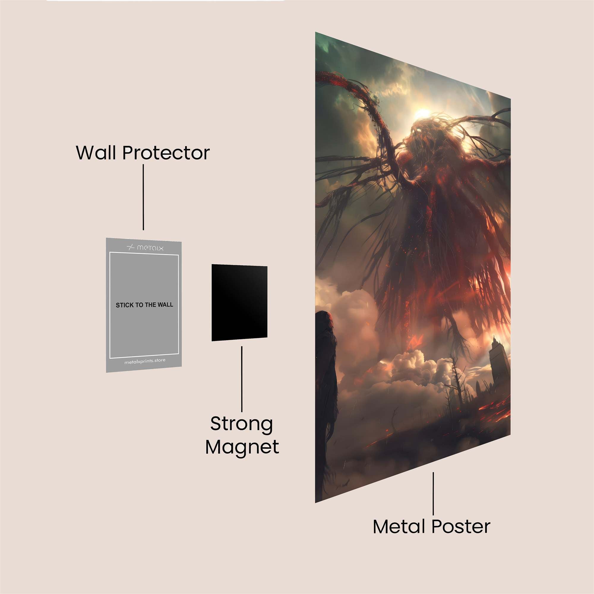 Cthulhu Ascending Safe Wall Magnetic / M