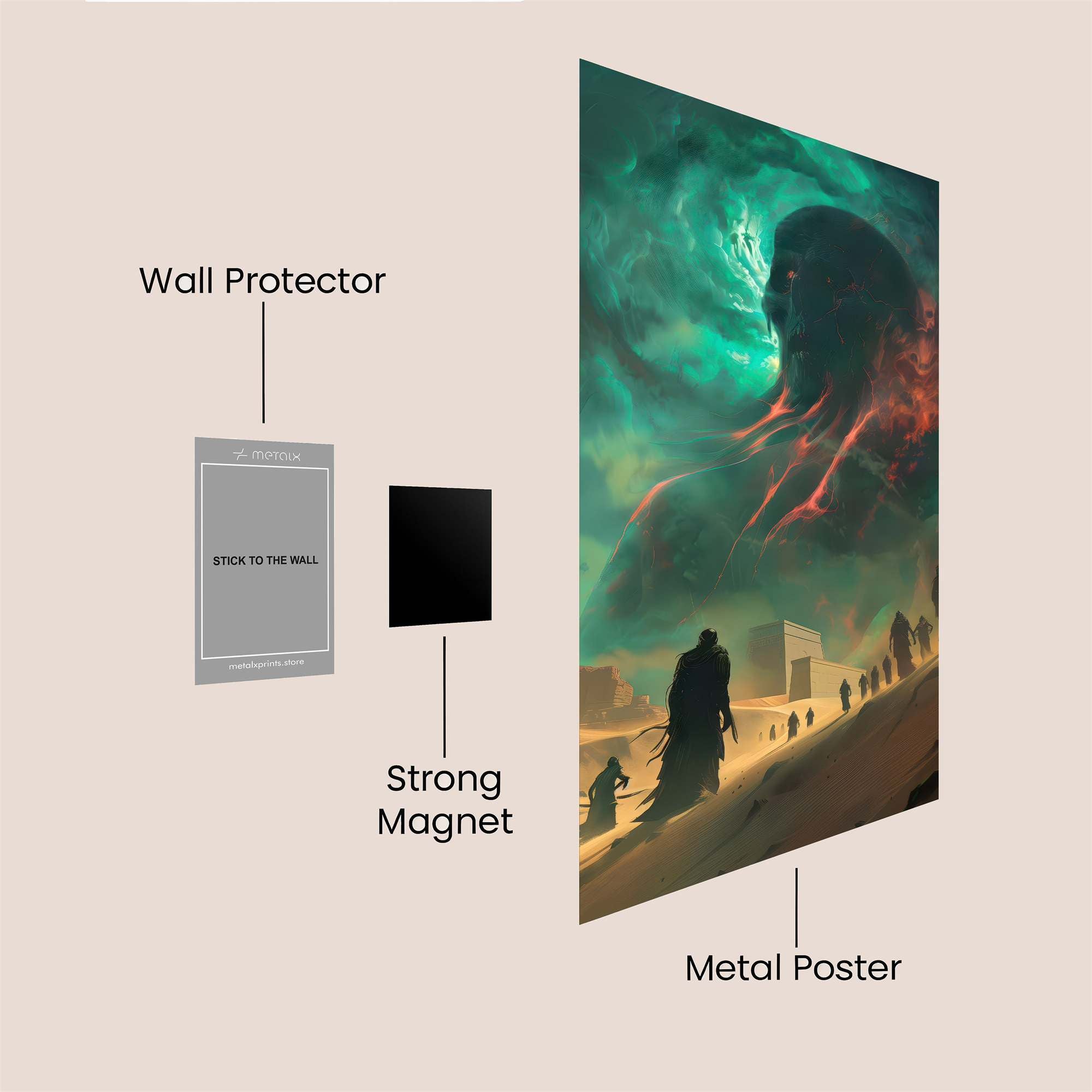 Eldritch Procession Safe Wall Magnetic / M