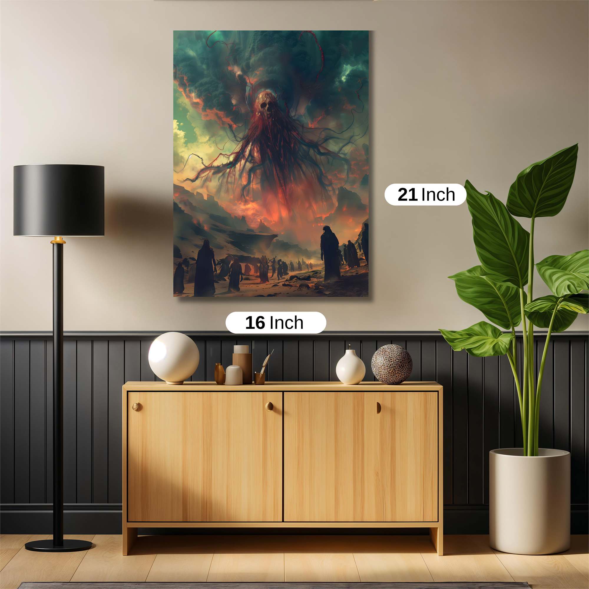 Cthulhu Apocalypse Safe Wall Magnetic / M