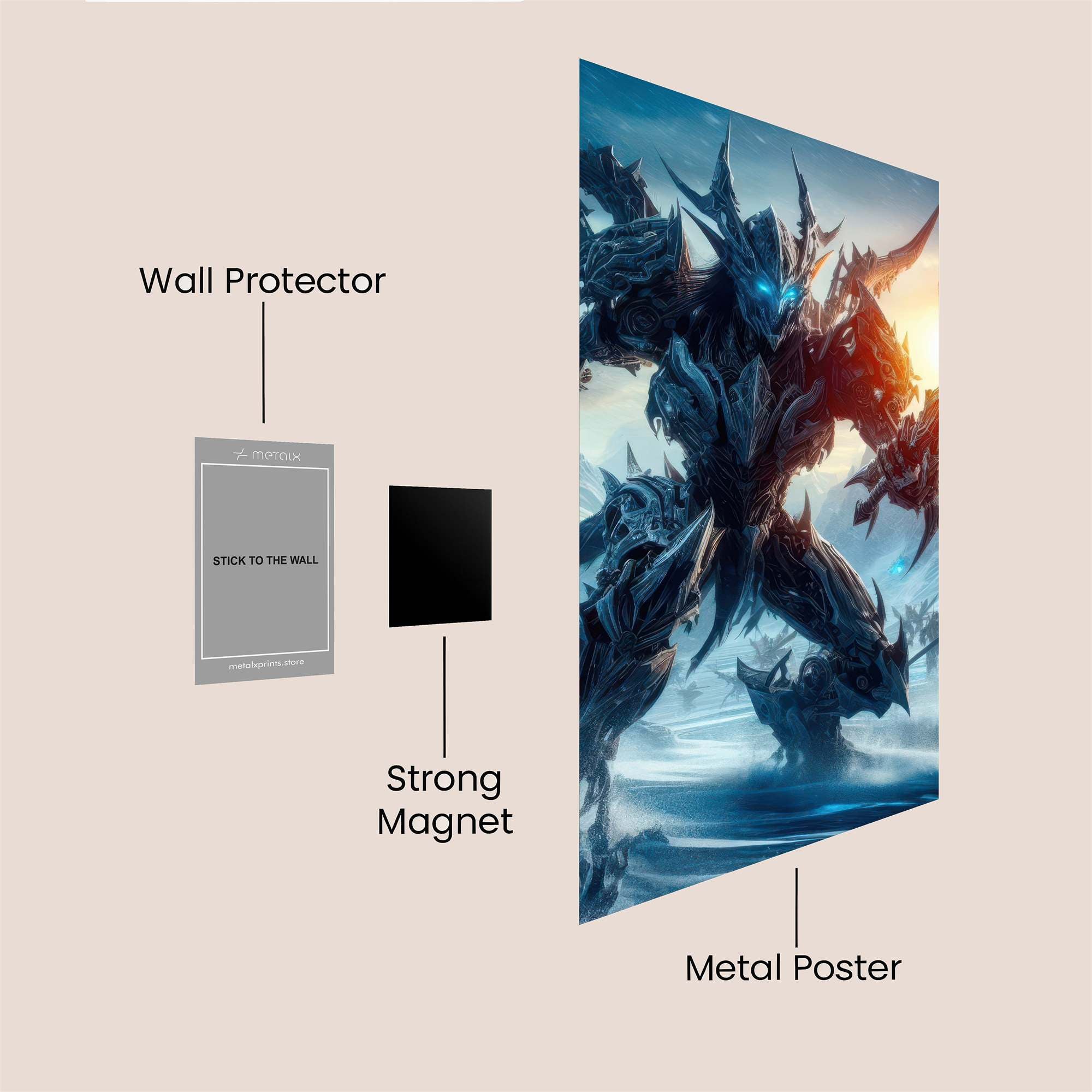 Megatron Majestic Safe Wall Magnetic / M