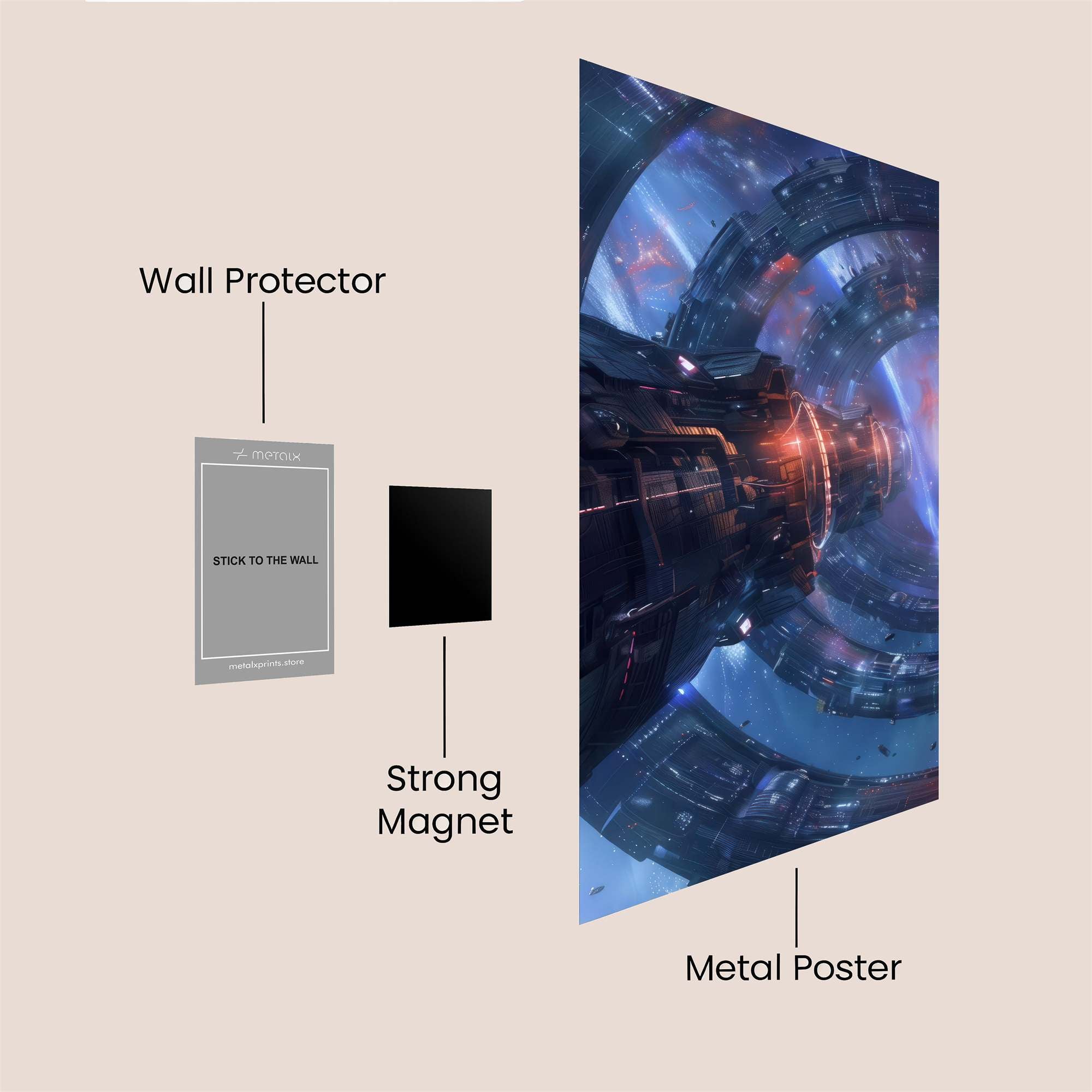 Event Horizon Safe Wall Magnetic / M