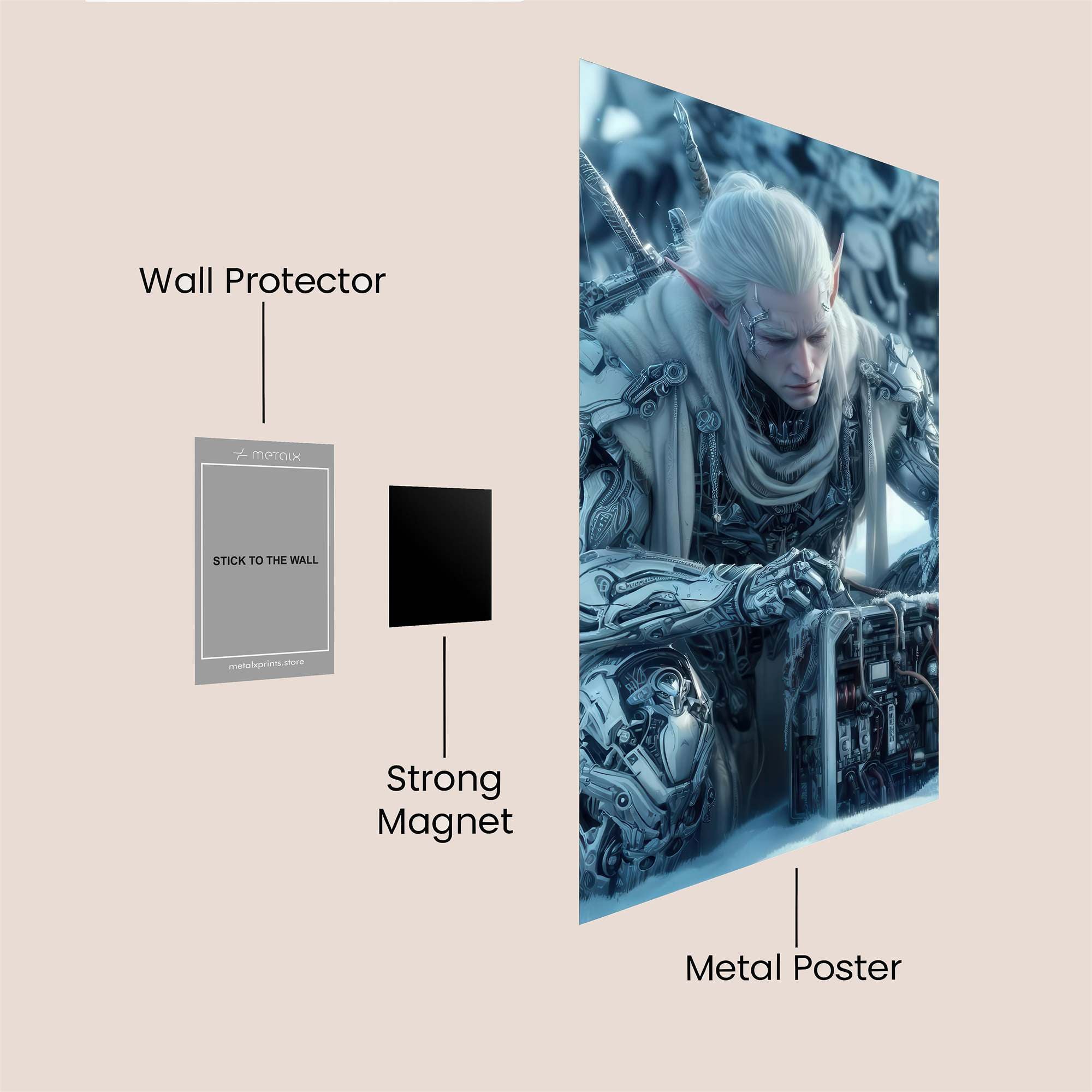 Elven Frost Safe Wall Magnetic / M