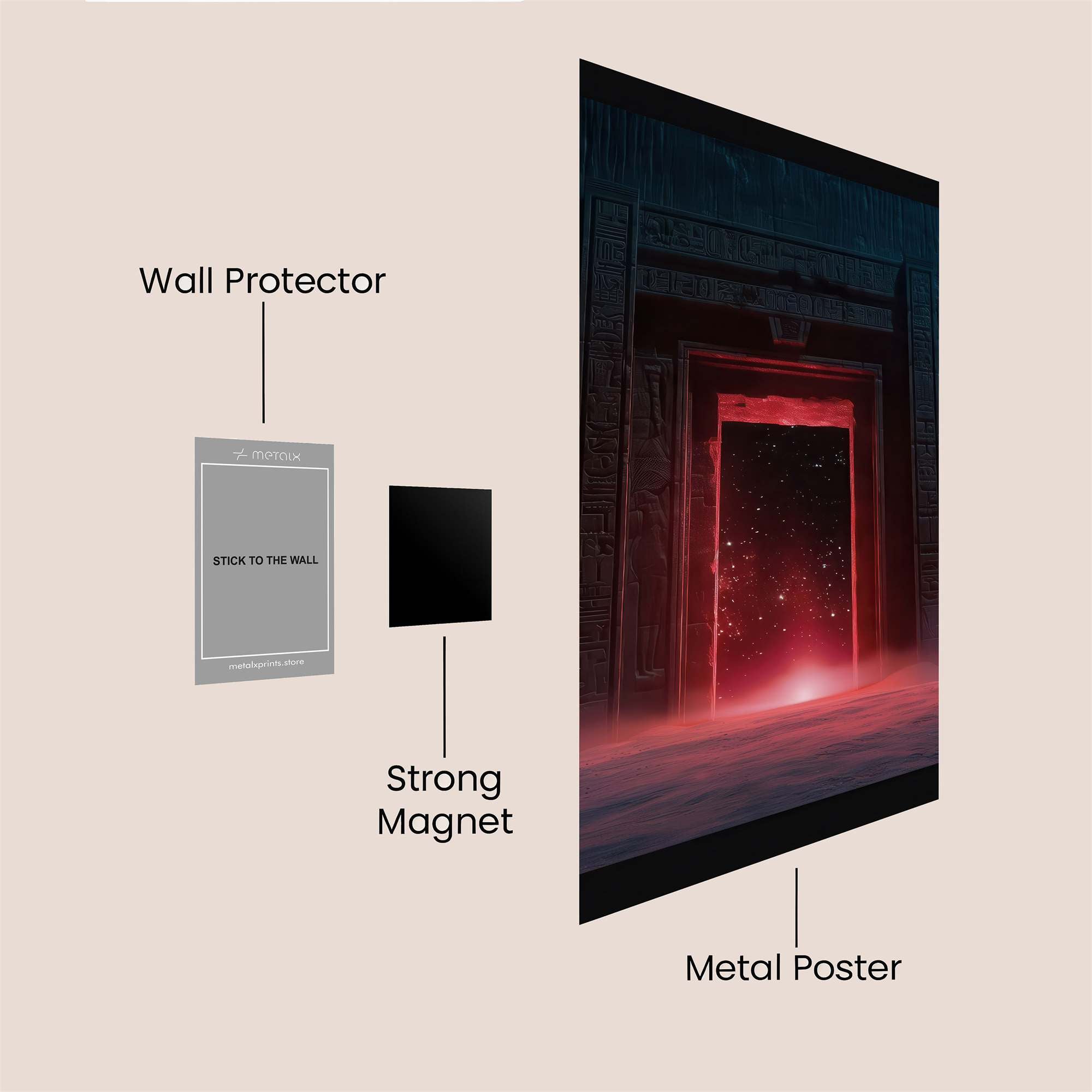 Portal Enigma Safe Wall Magnetic / M