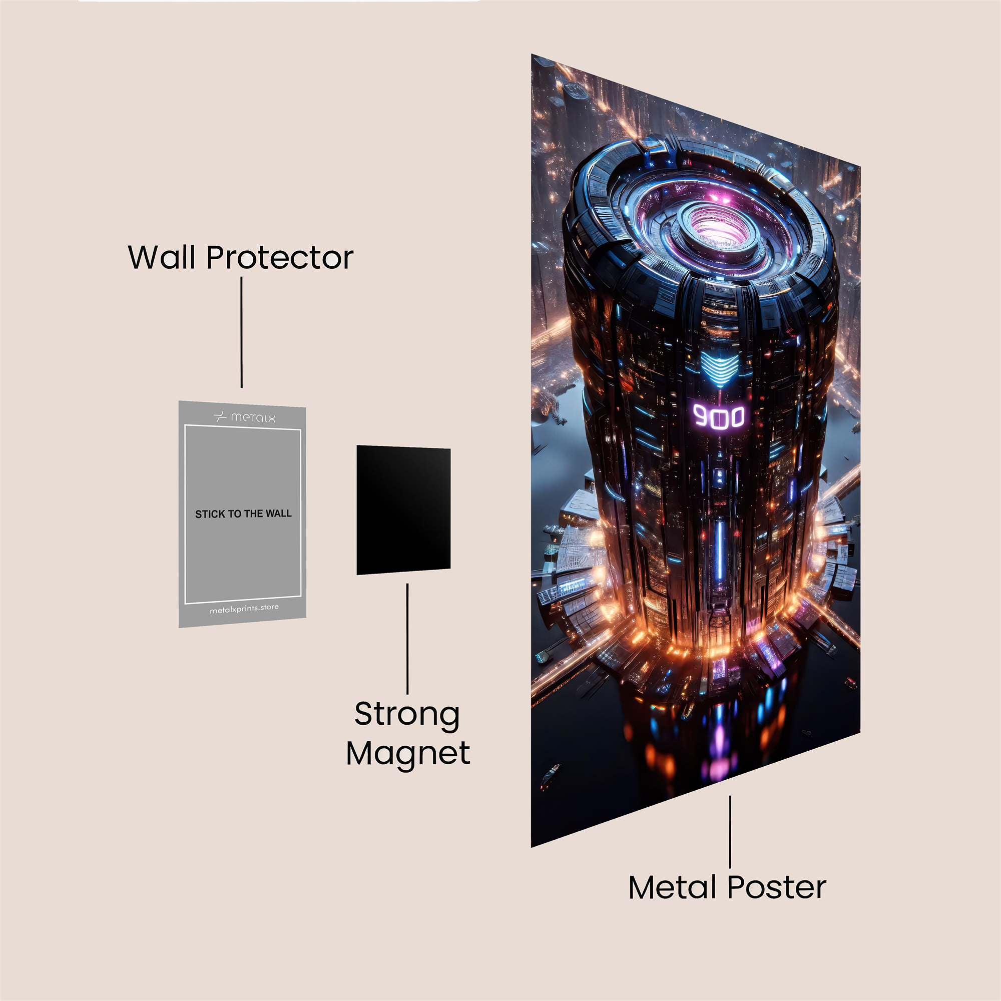 Cyber Zenith Safe Wall Magnetic / M