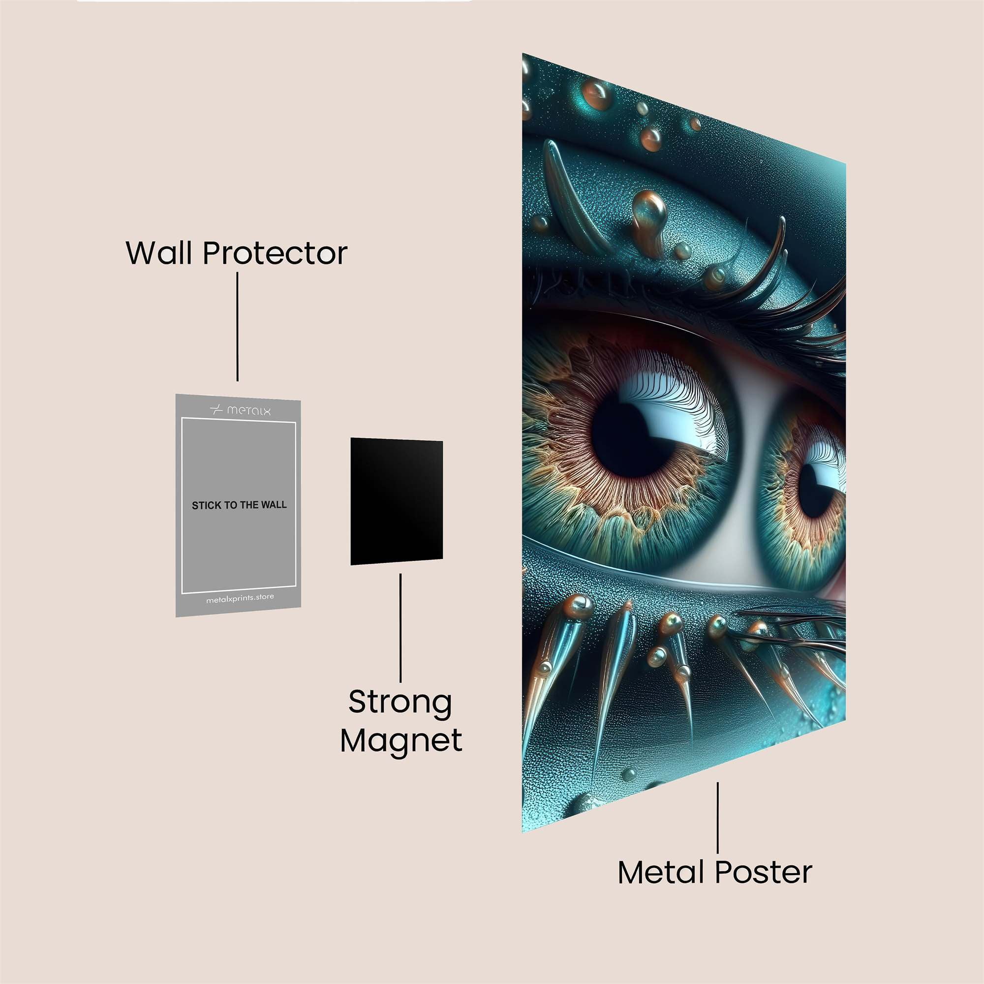 Aqua Enigma Safe Wall Magnetic / M