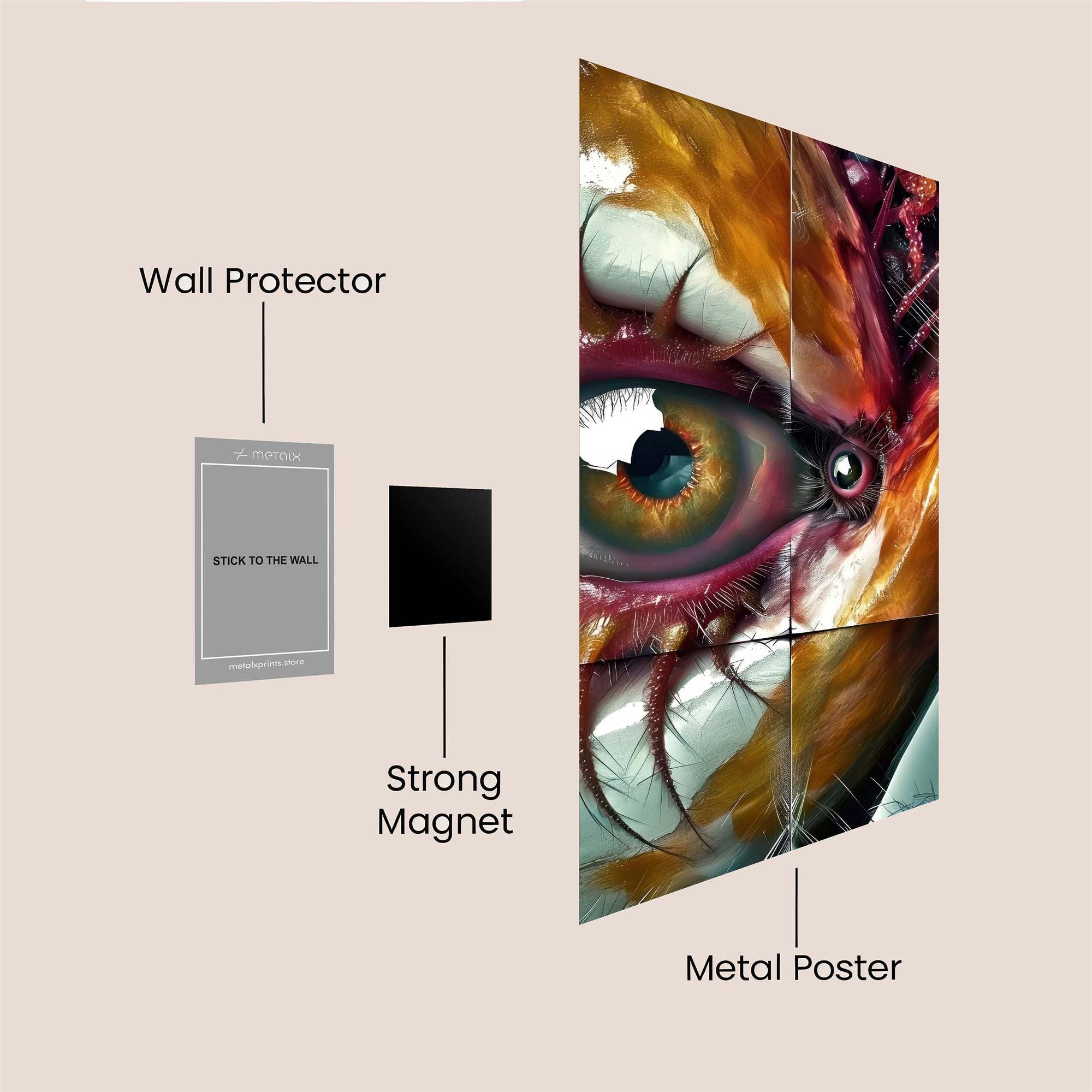 Gaze Unveiled Safe Wall Magnetic / M