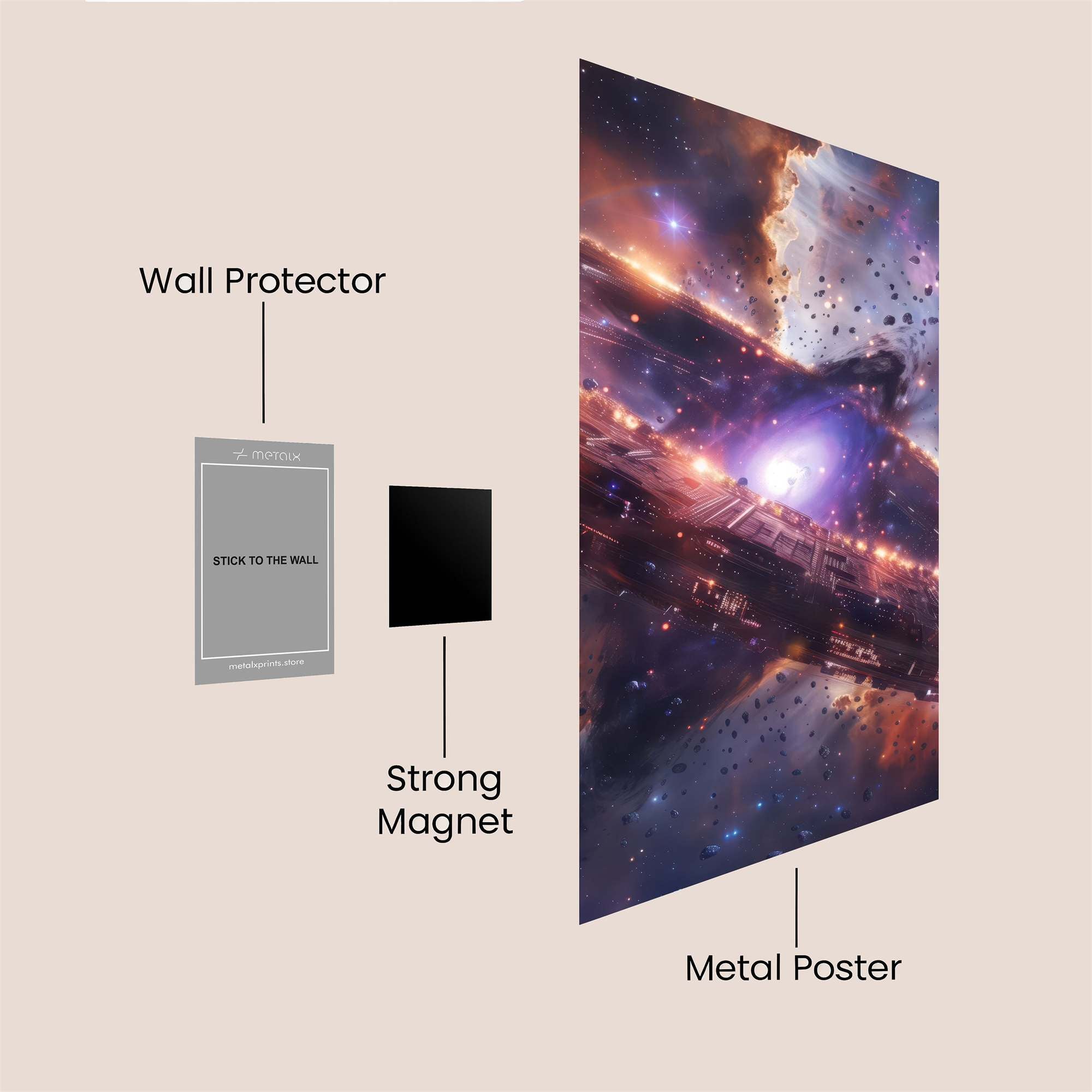 Galactic Majesty Safe Wall Magnetic / M
