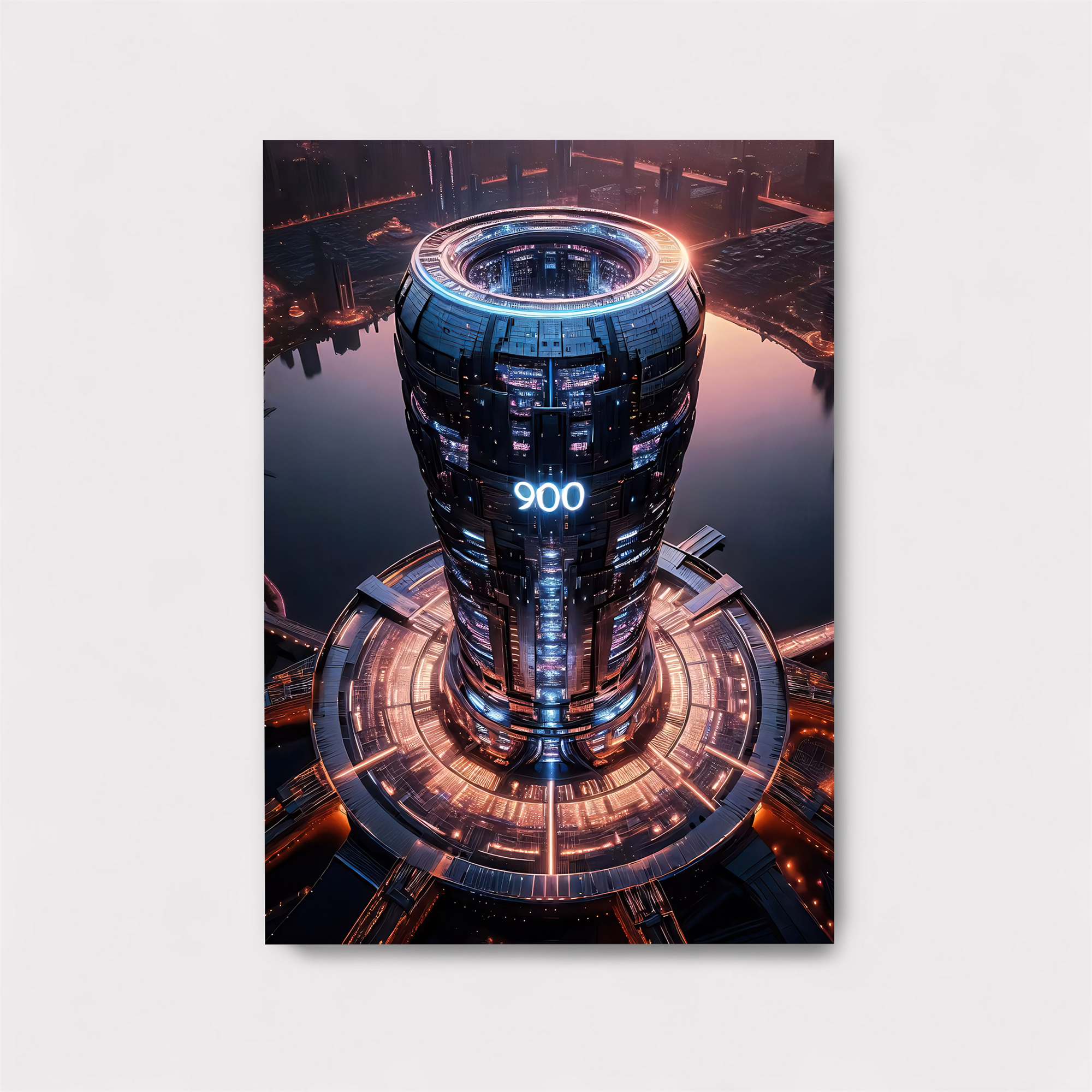 Cyber Serenity Safe Wall Magnetic / M