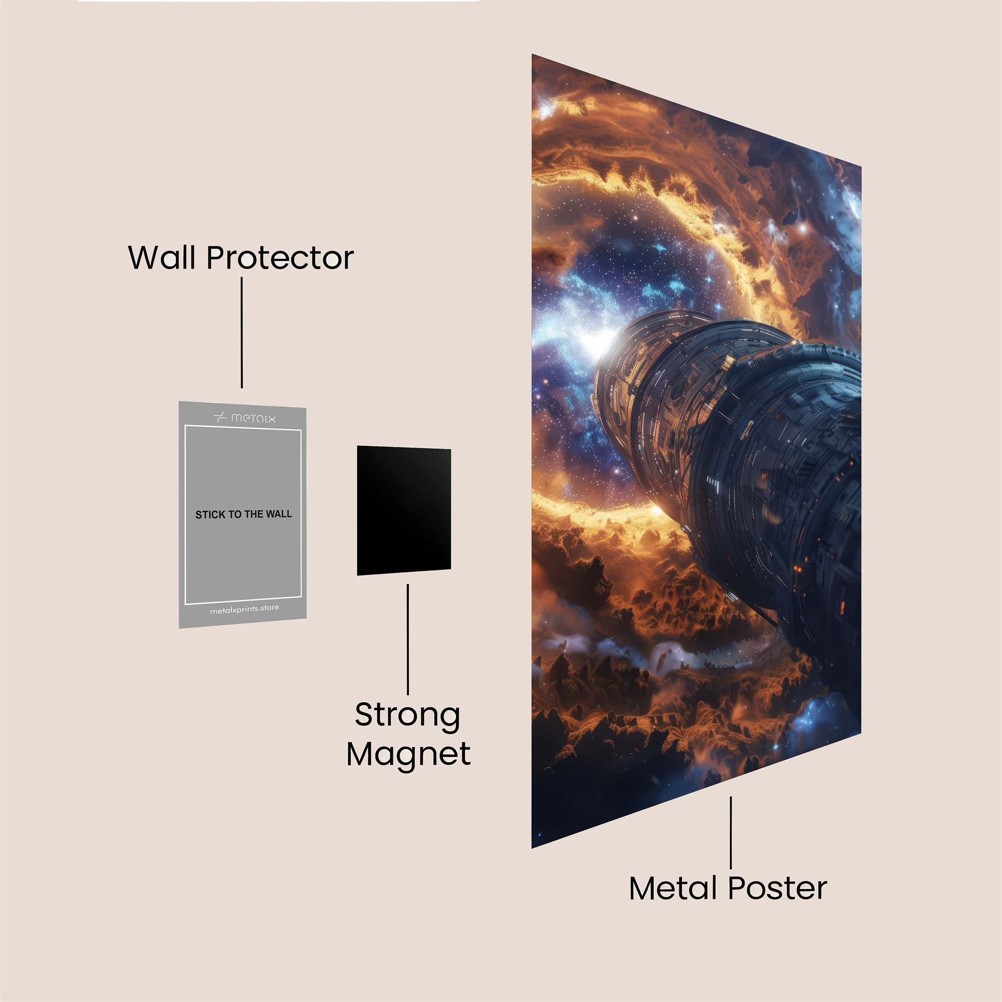Cosmic Odyssey Safe Wall Magnetic / M
