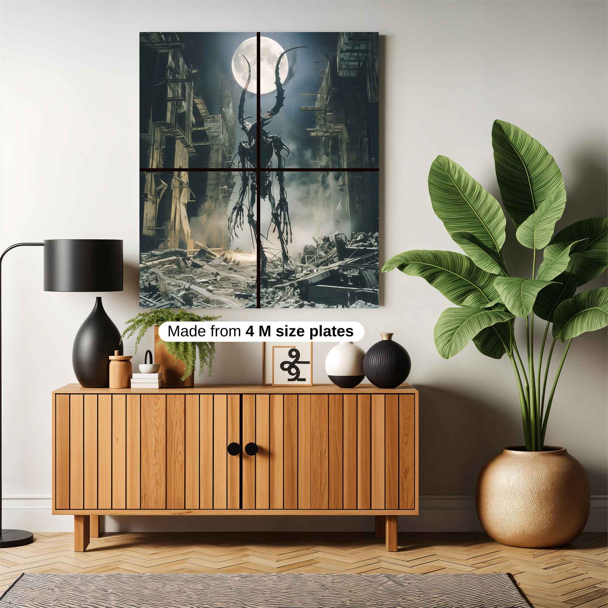 Demon Moonlit Safe Wall Magnetic / M