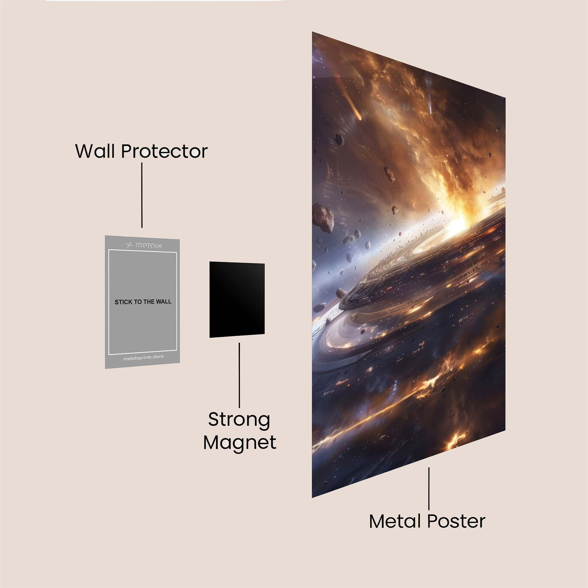 Cosmic Inferno Safe Wall Magnetic / M