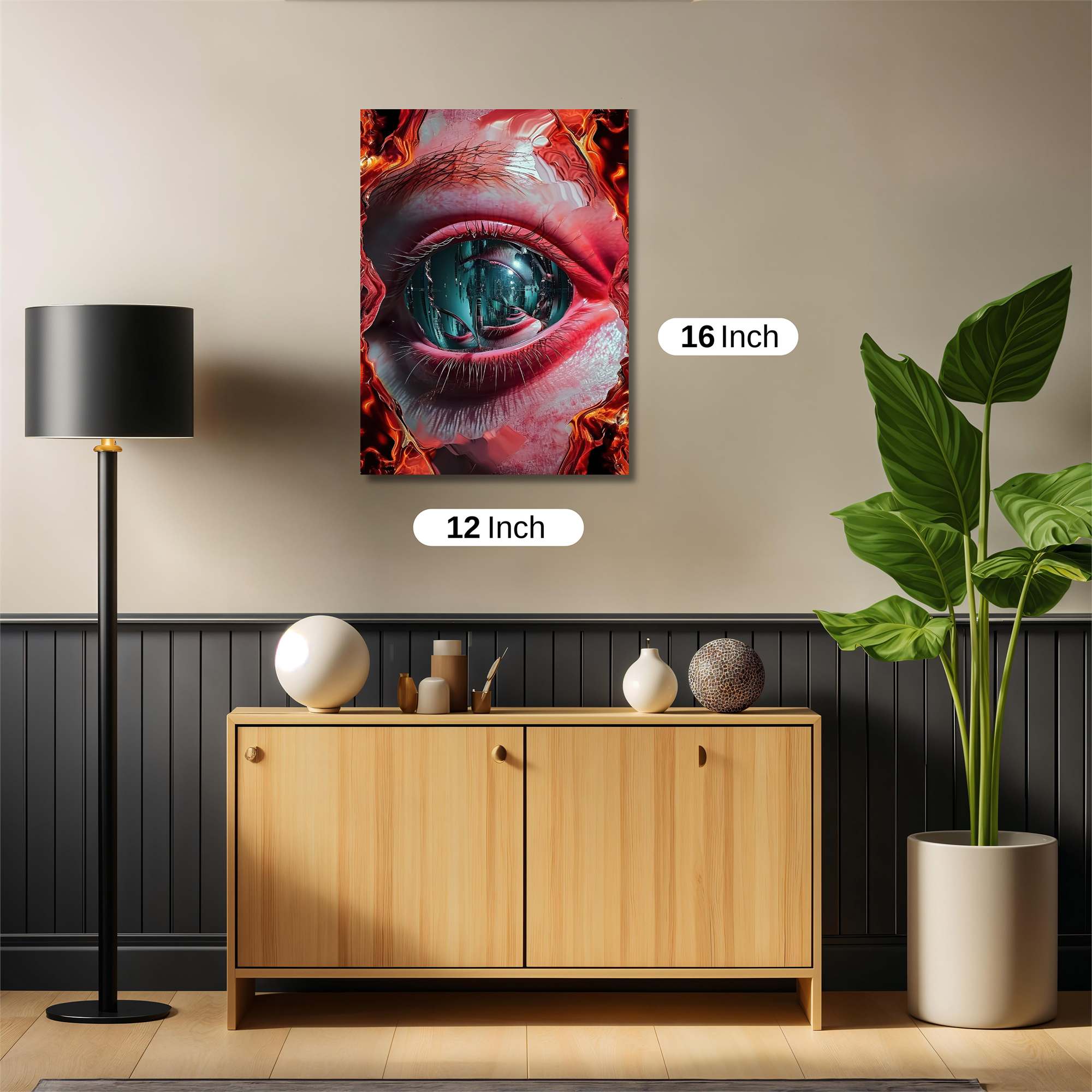 Eye Inferno Safe Wall Magnetic / M