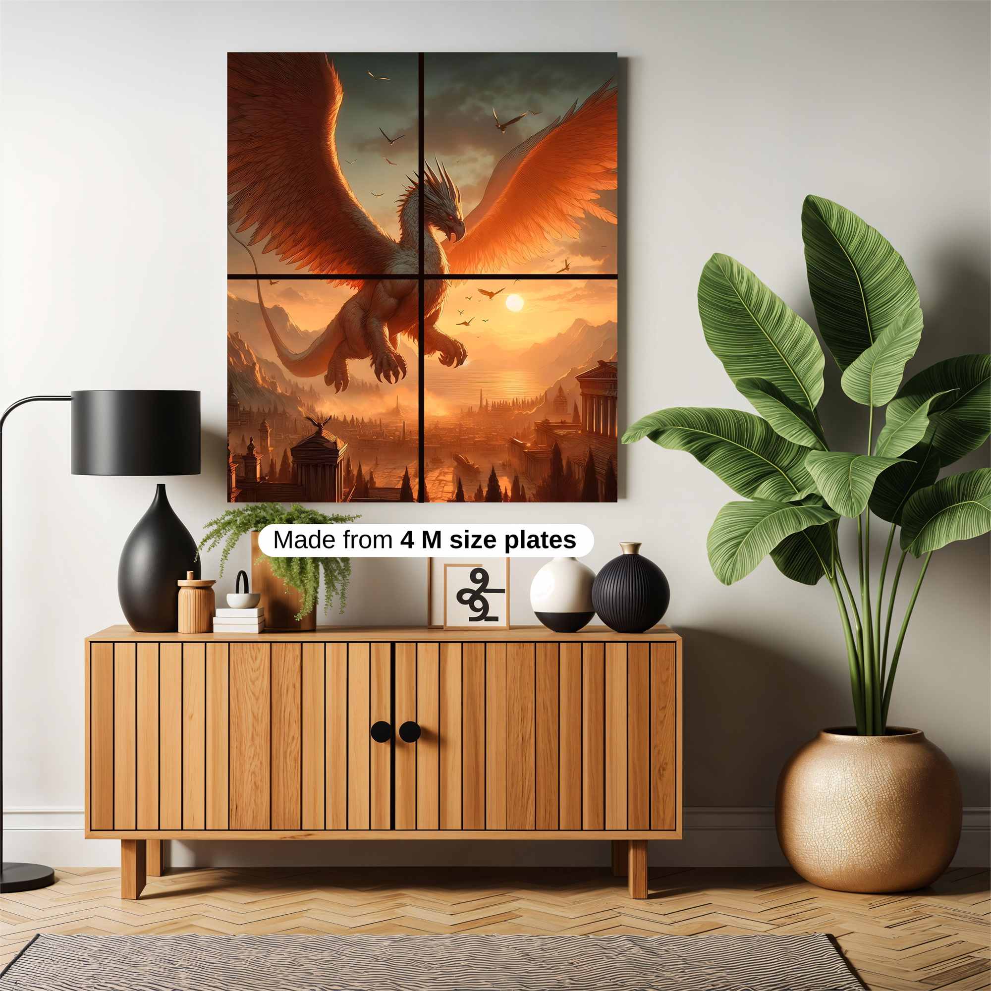 Phoenix Dawn Safe Wall Magnetic / M