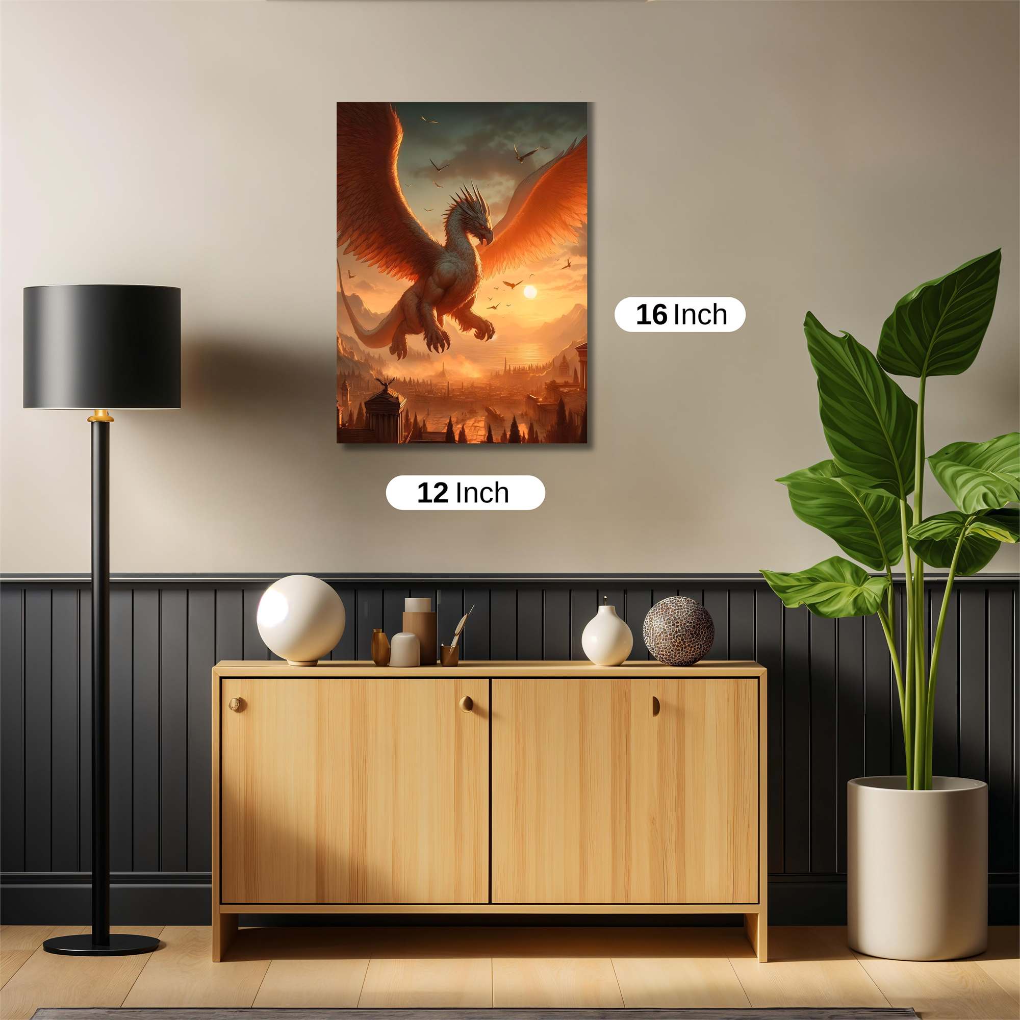 Phoenix Dawn Safe Wall Magnetic / M