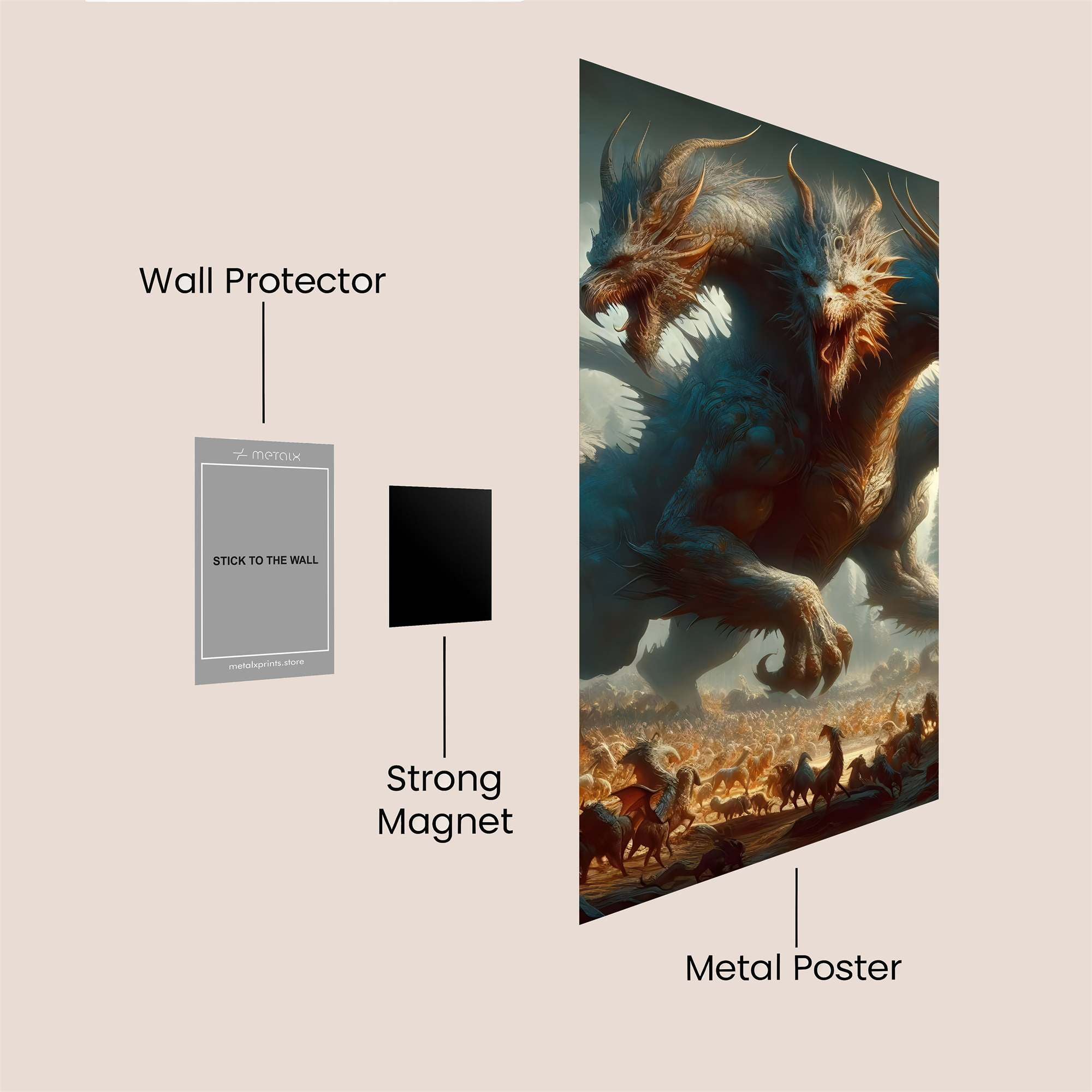 Chimera Unleashed Safe Wall Magnetic / M