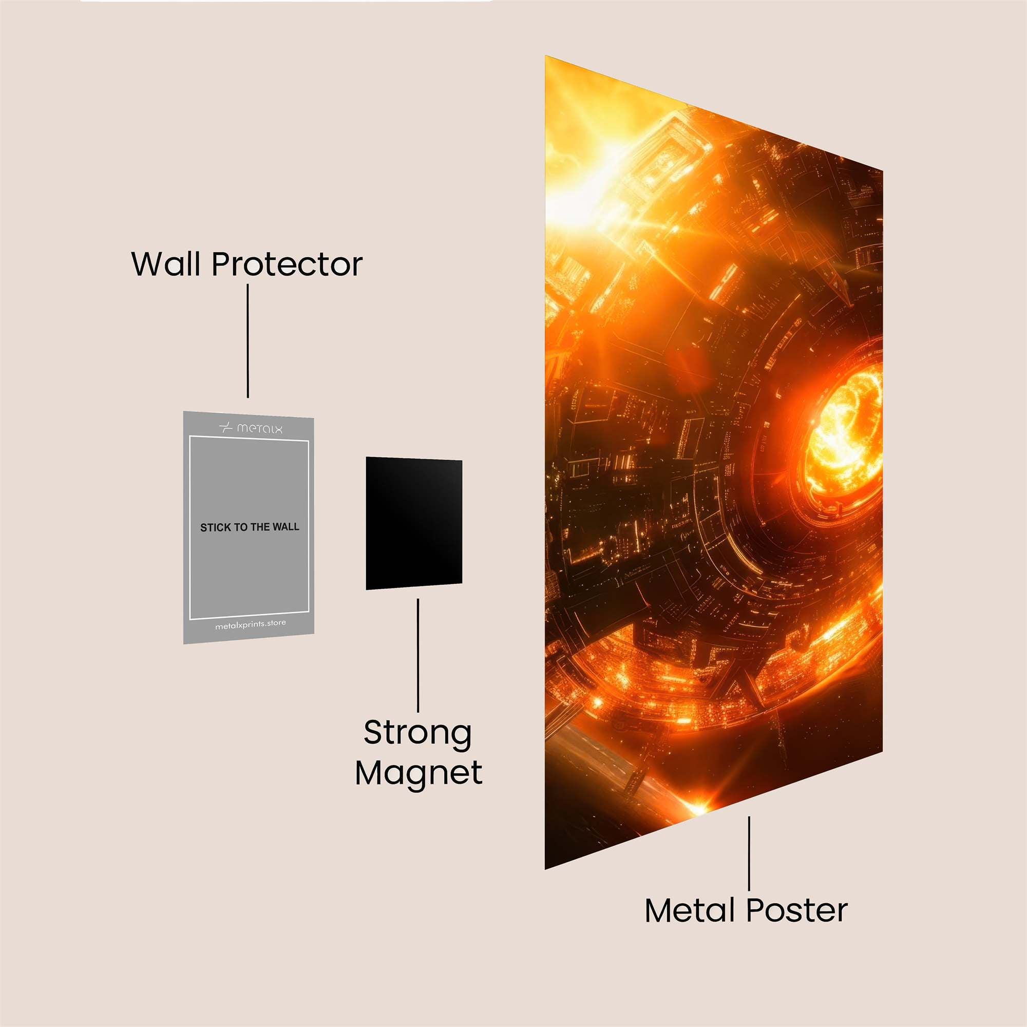 Starforge Inferno Safe Wall Magnetic / M