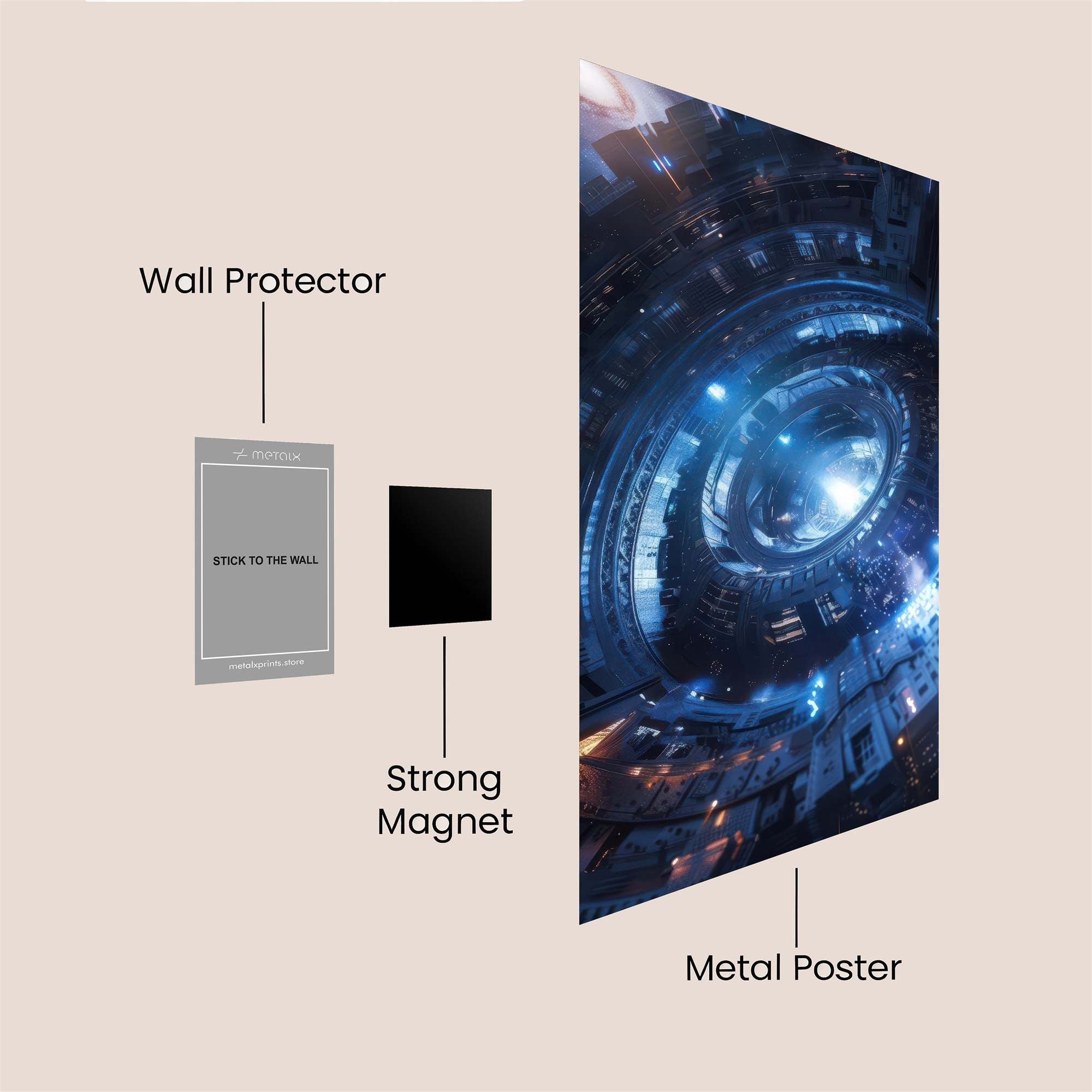 Portal Enigma Safe Wall Magnetic / M