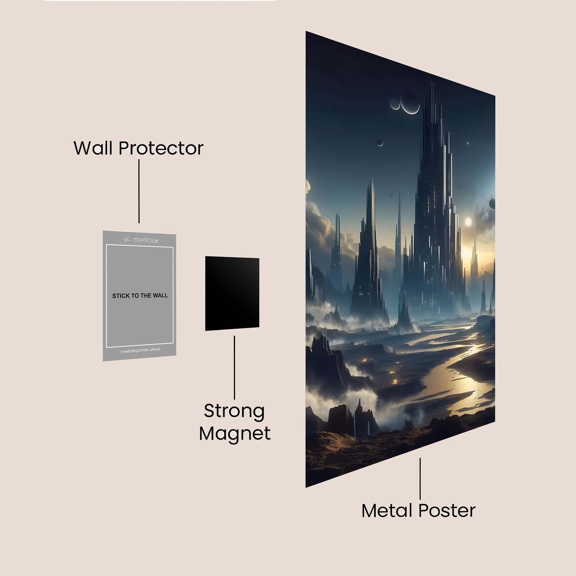 Spire Serenity Safe Wall Magnetic / M