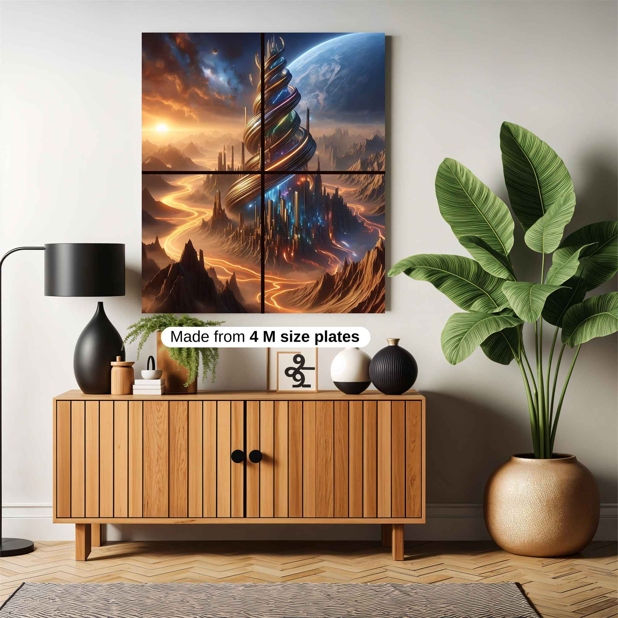 Spiral Enchantment Safe Wall Magnetic / M